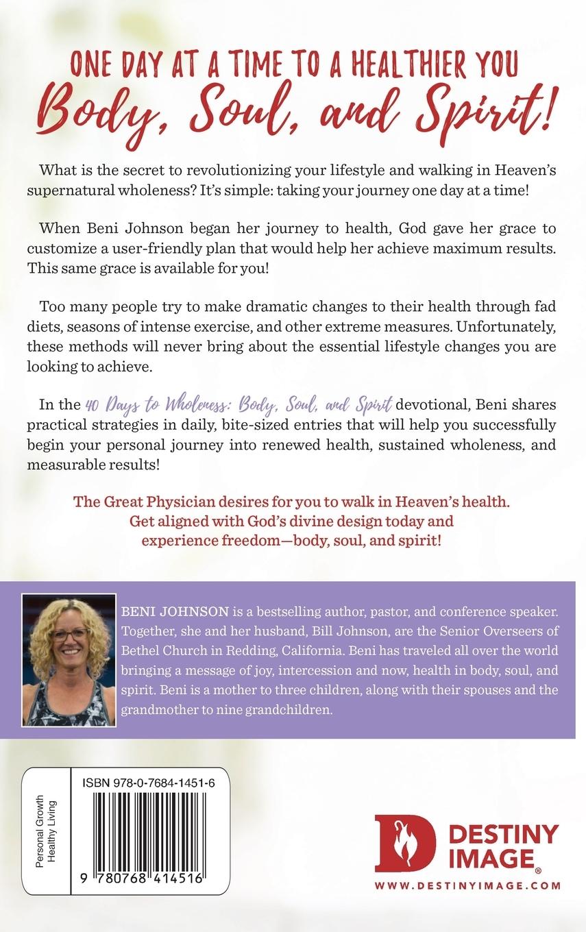 Rückseitencover 40 Days to Wholeness