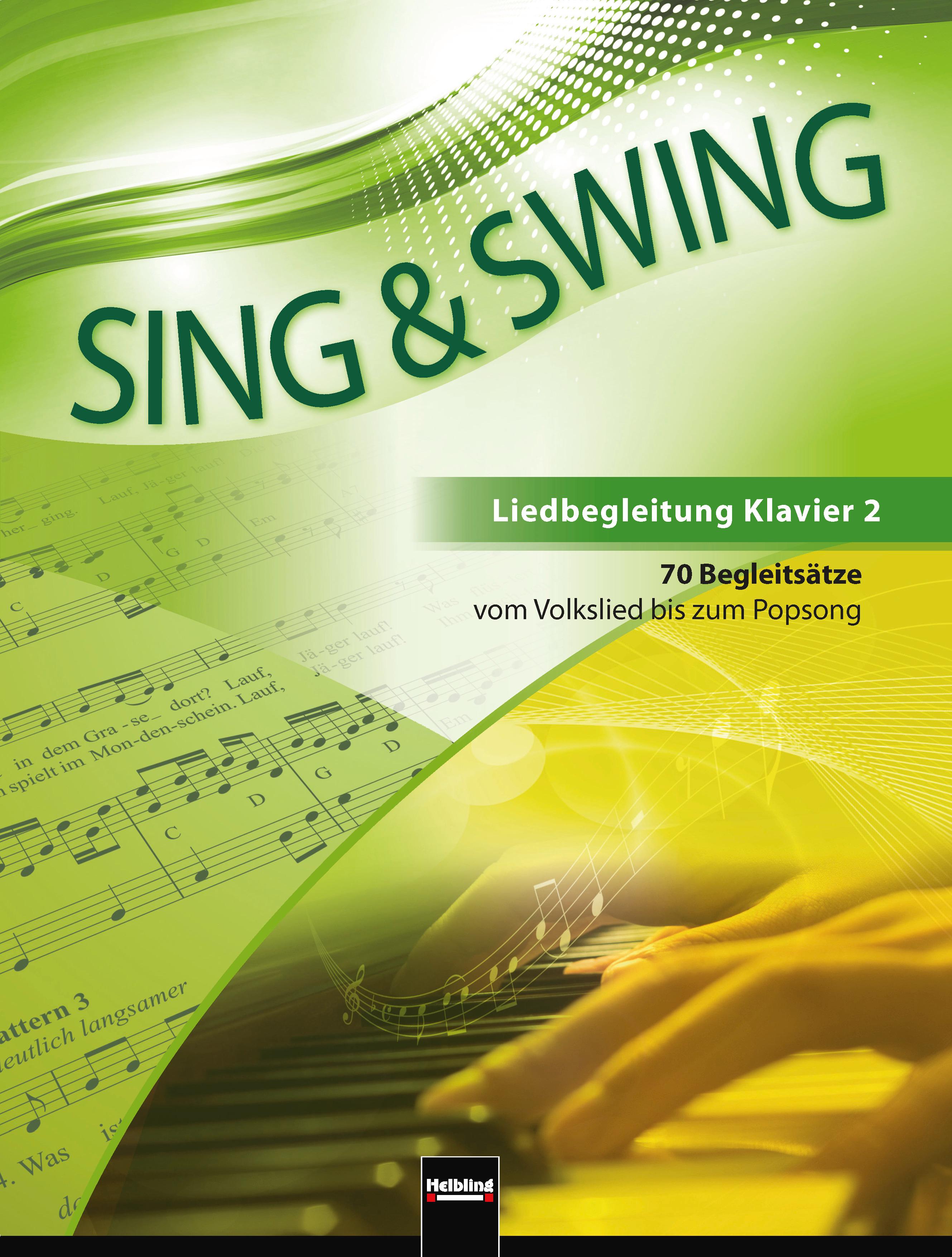 Vorderes Coverbild Sing & Swing - Liedbegleitung Klavier 2