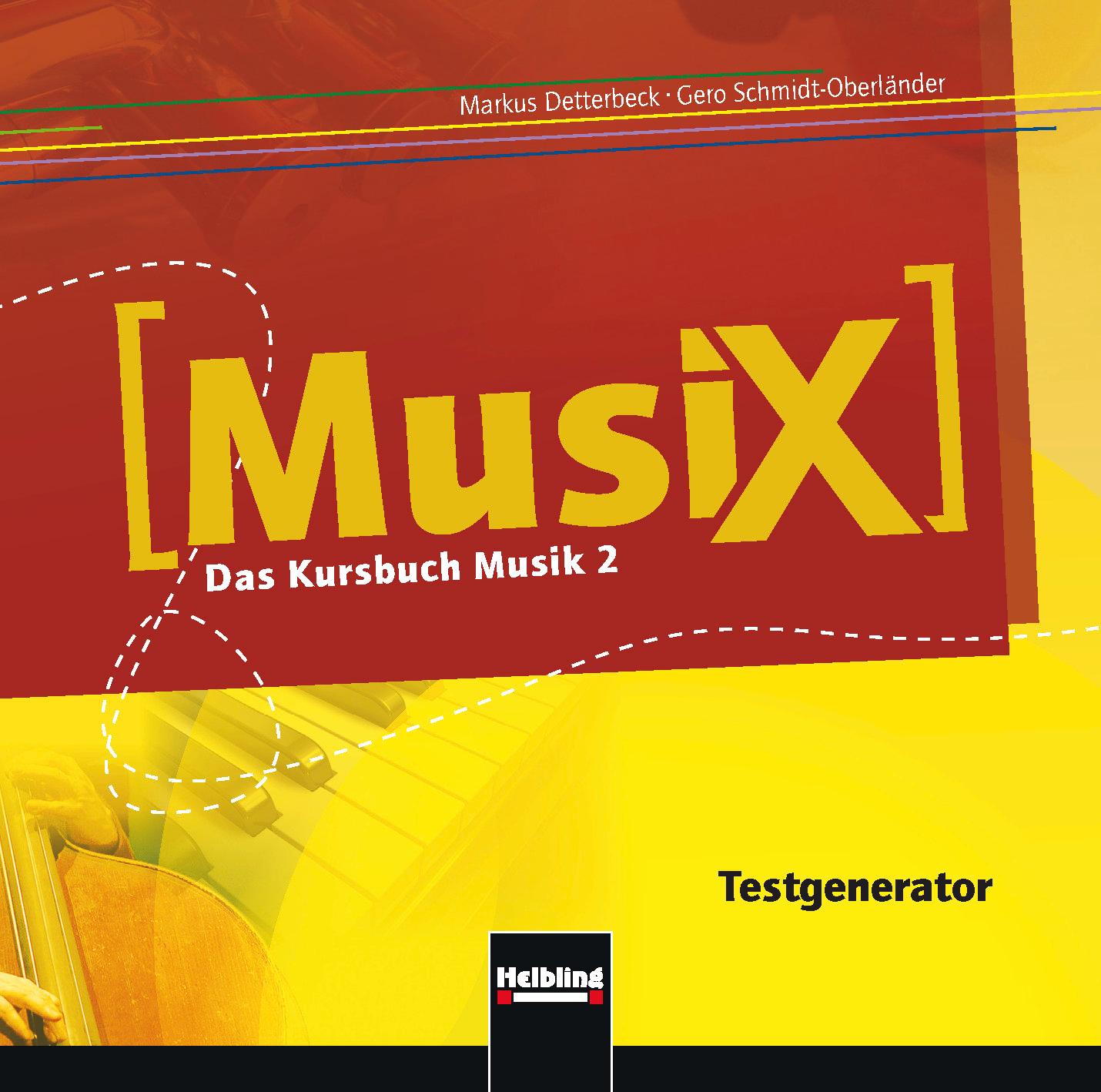 Vorderes Coverbild MusiX 2. Testgenerator (CD-ROM und Audio-CD). Ausgabe Deutschland und Bayern