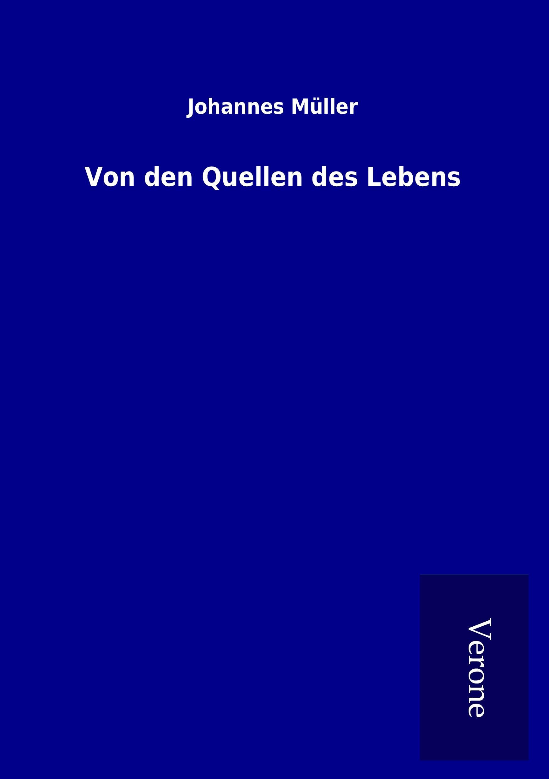 Vorderes Coverbild Von den Quellen des Lebens