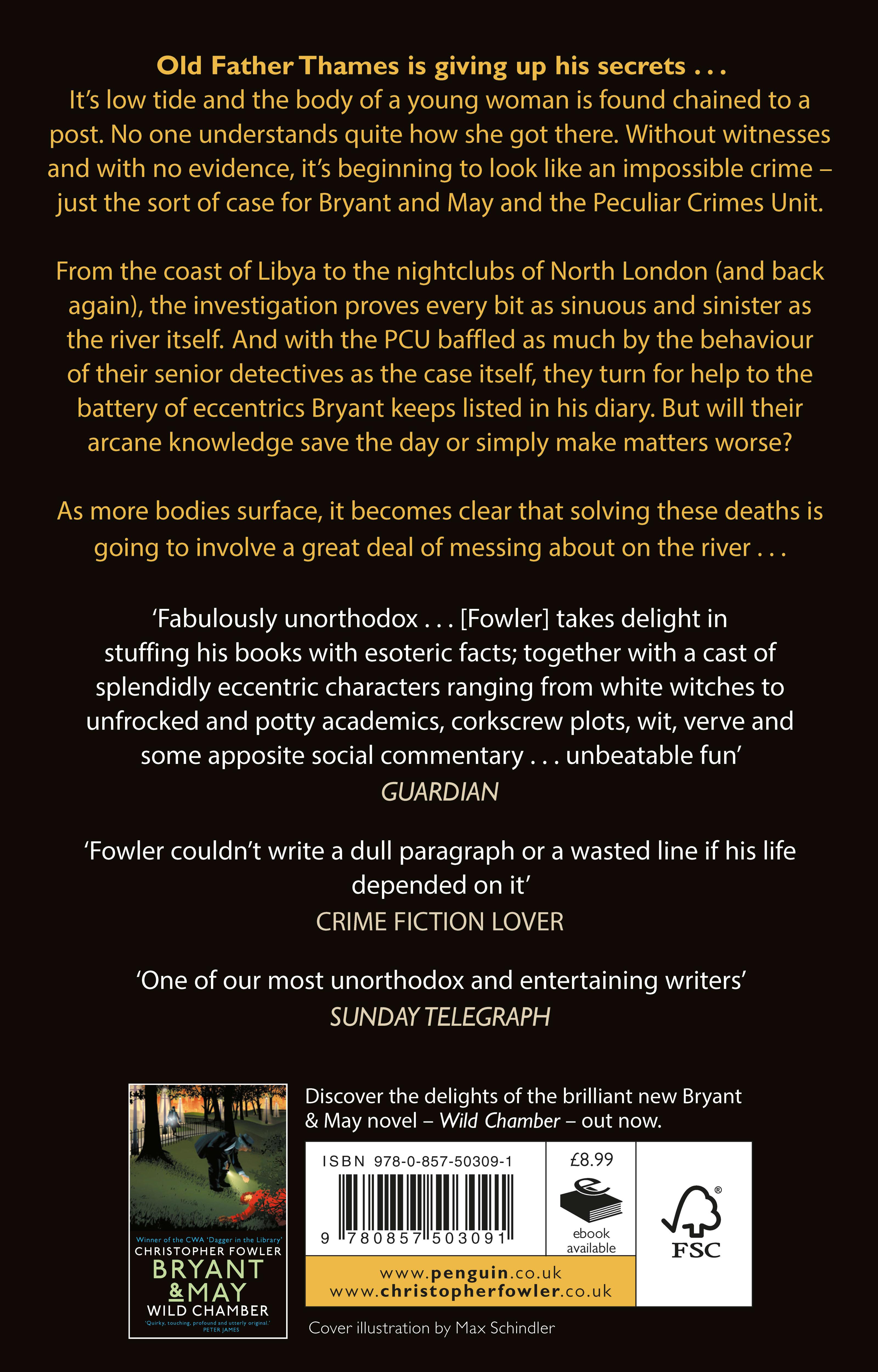 Rückseitencover Bryant & May - Strange Tide