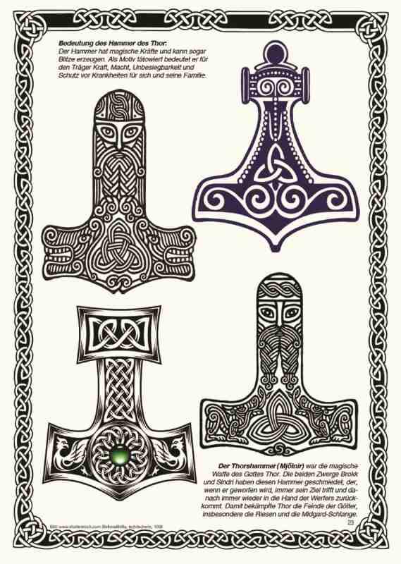 Beispielinhalt (Bild) Celtic - Tattoo Sketchbook