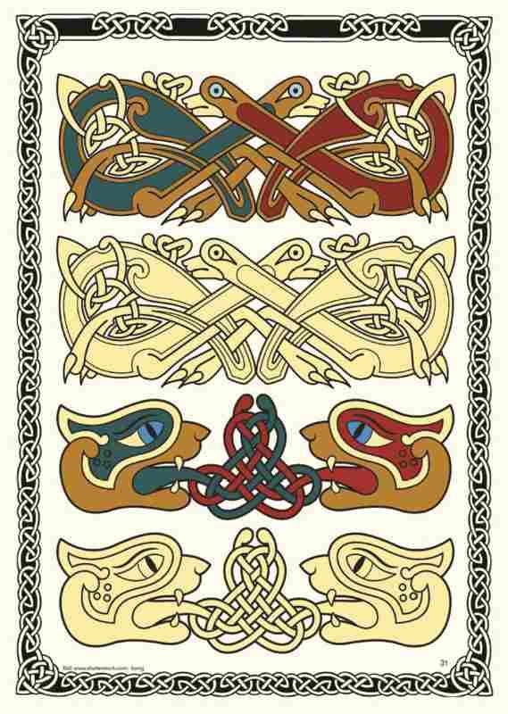 Beispielinhalt (Bild) Celtic - Tattoo Sketchbook