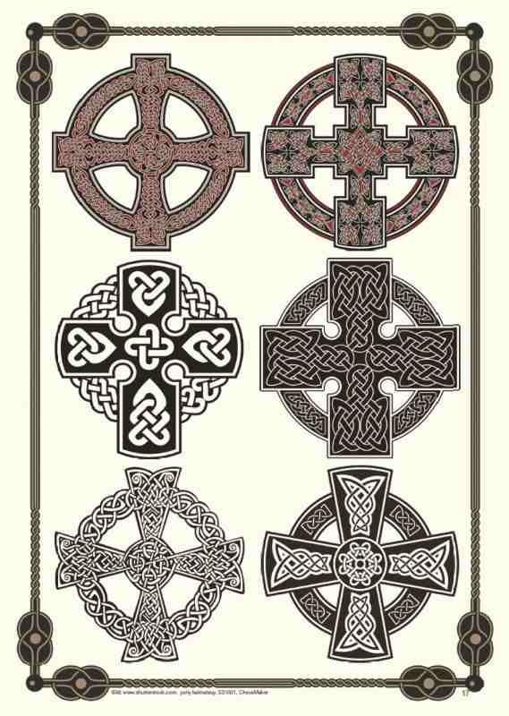 Beispielinhalt (Bild) Celtic - Tattoo Sketchbook
