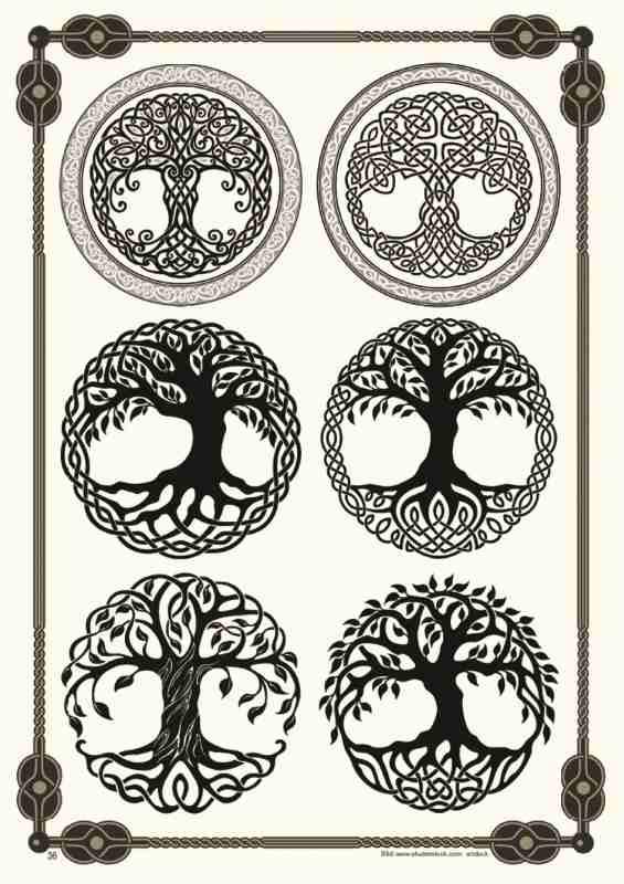 Beispielinhalt (Bild) Celtic - Tattoo Sketchbook