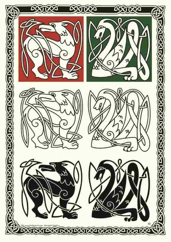 Beispielinhalt (Bild) Celtic - Tattoo Sketchbook