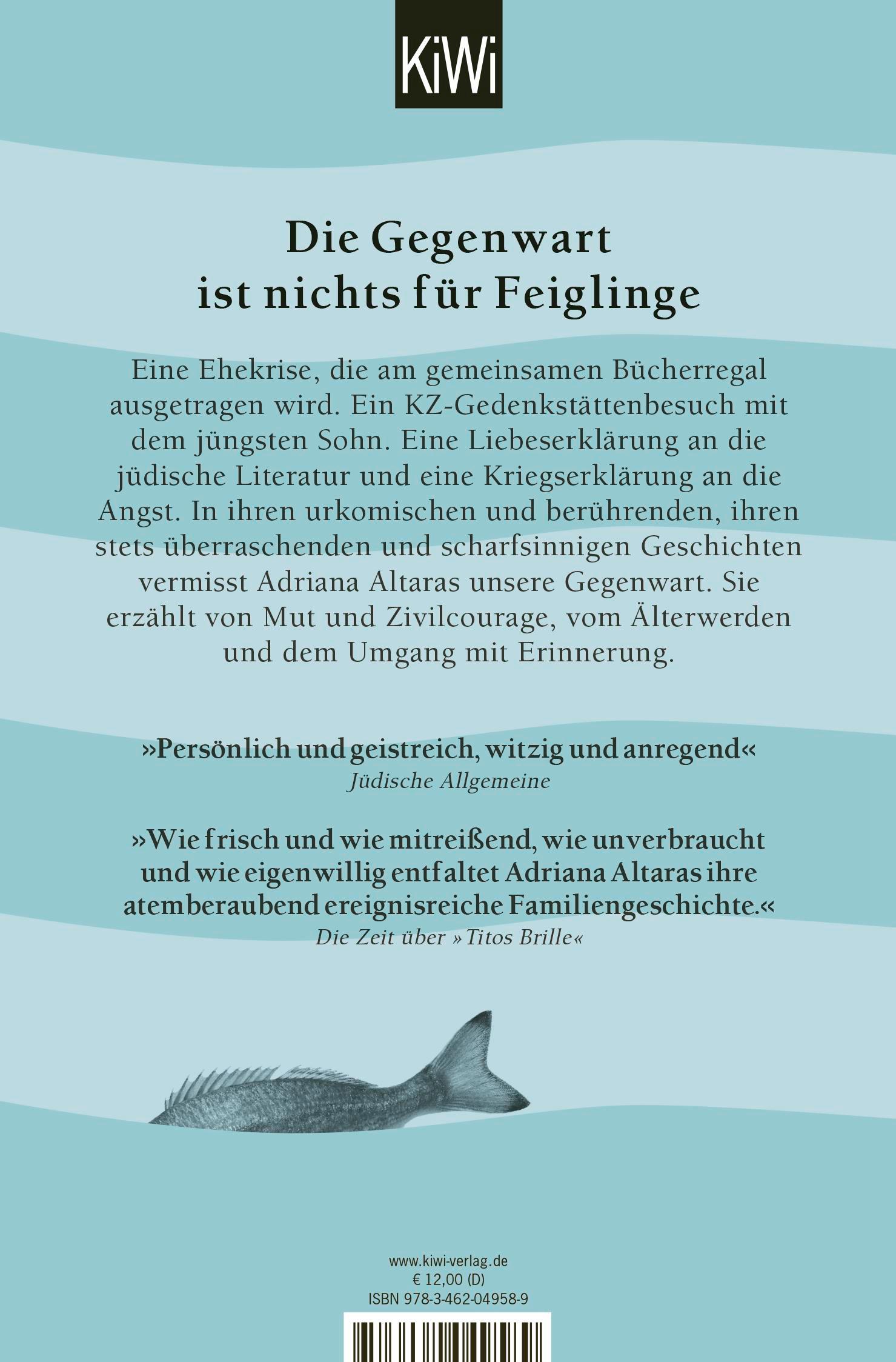 Rückseitencover Das Meer und ich waren im besten Alter