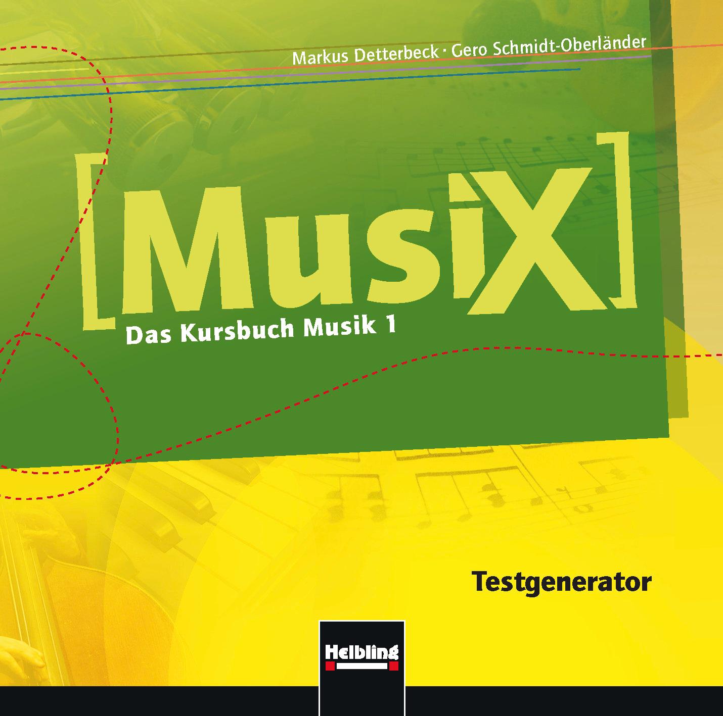 Vorderes Coverbild MusiX 1. Testgenerator. Ausgabe Deutschland