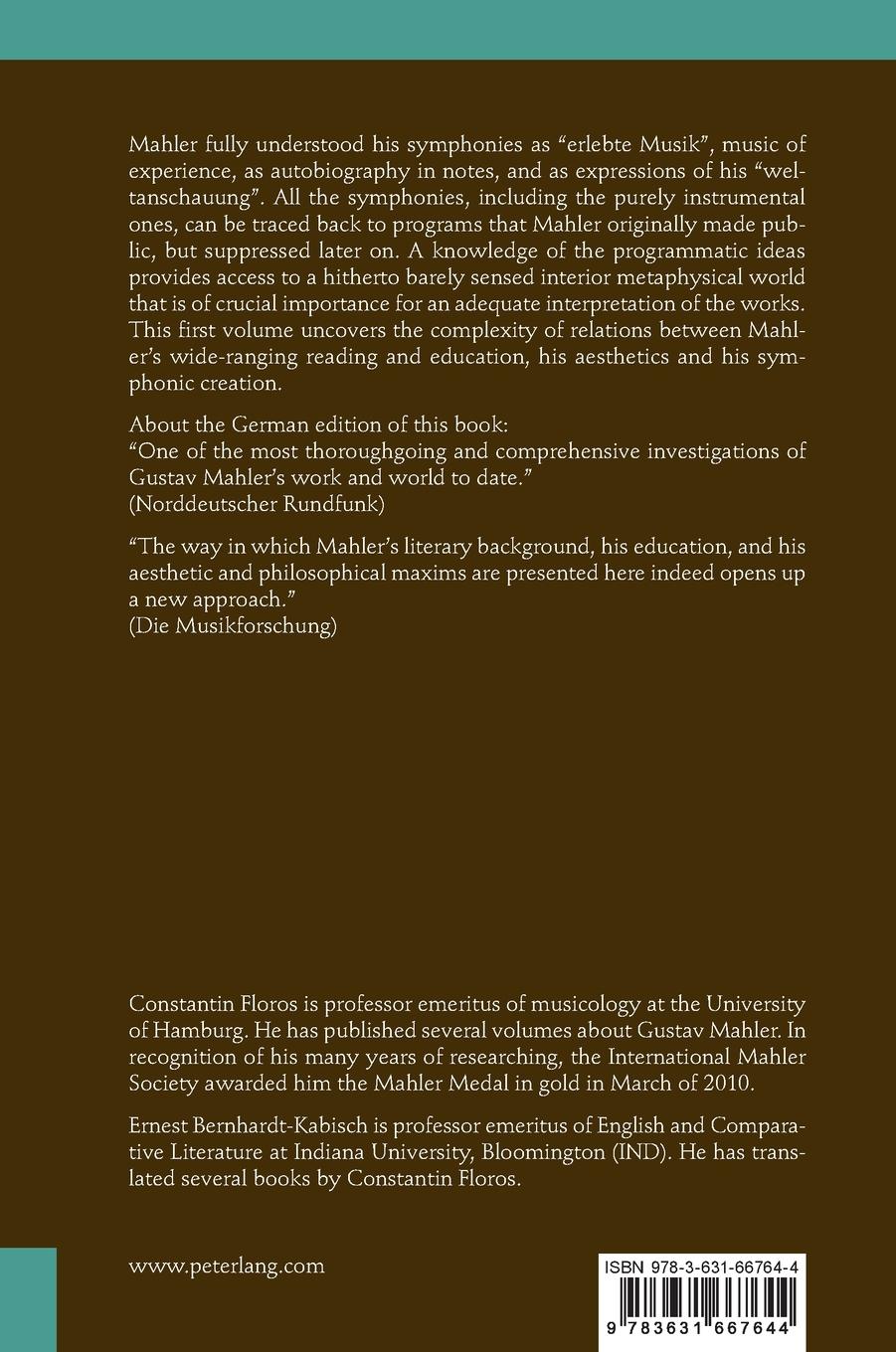 Rückseitencover Gustav Mahler's Mental World