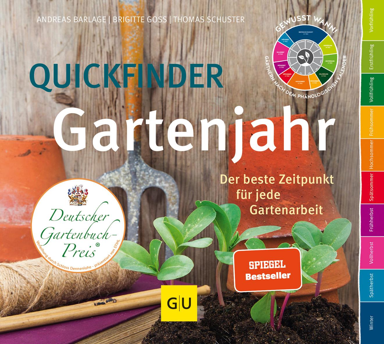 Vorderes Coverbild Quickfinder Gartenjahr