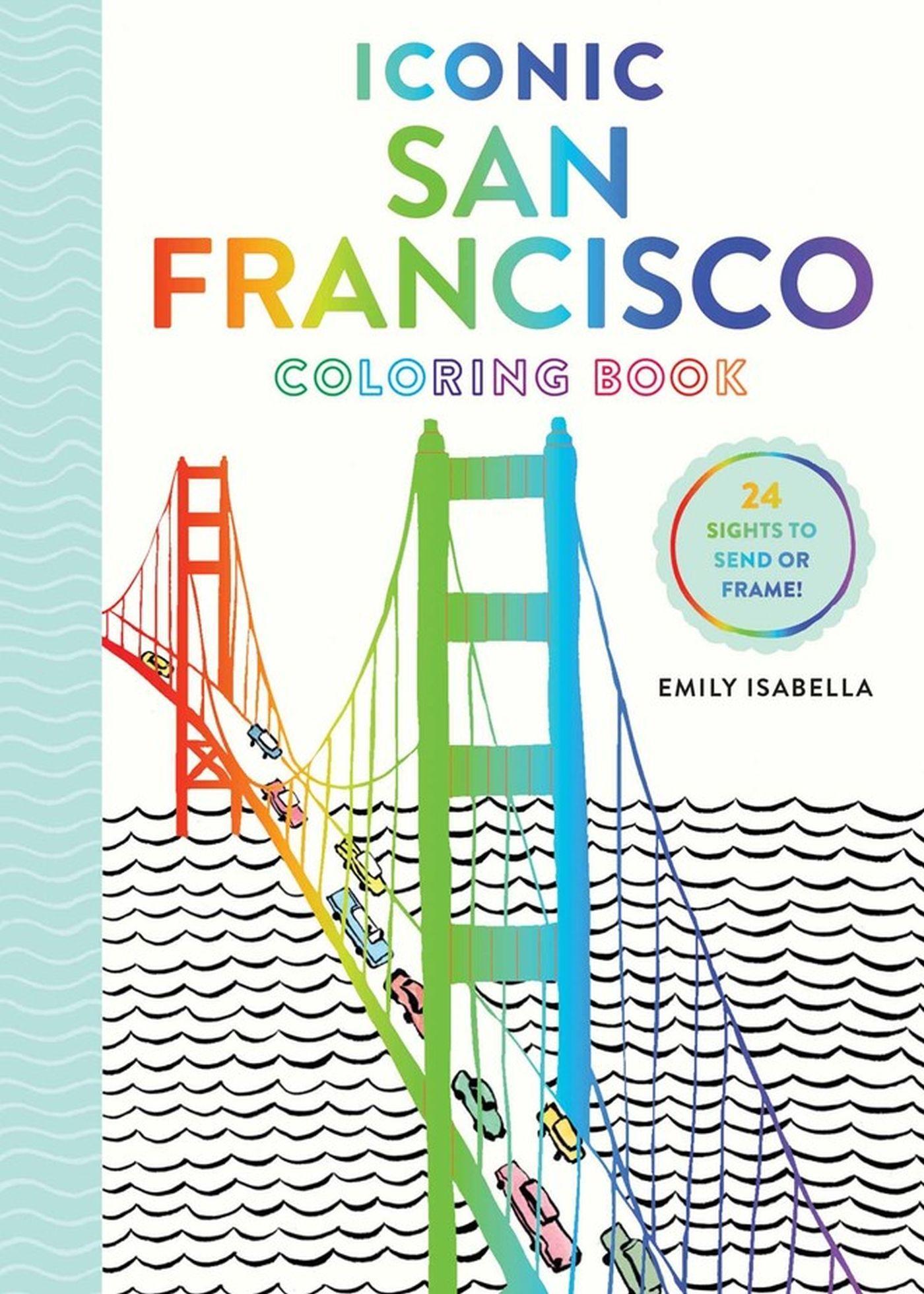 Vorderes Coverbild Iconic San Francisco Coloring Book