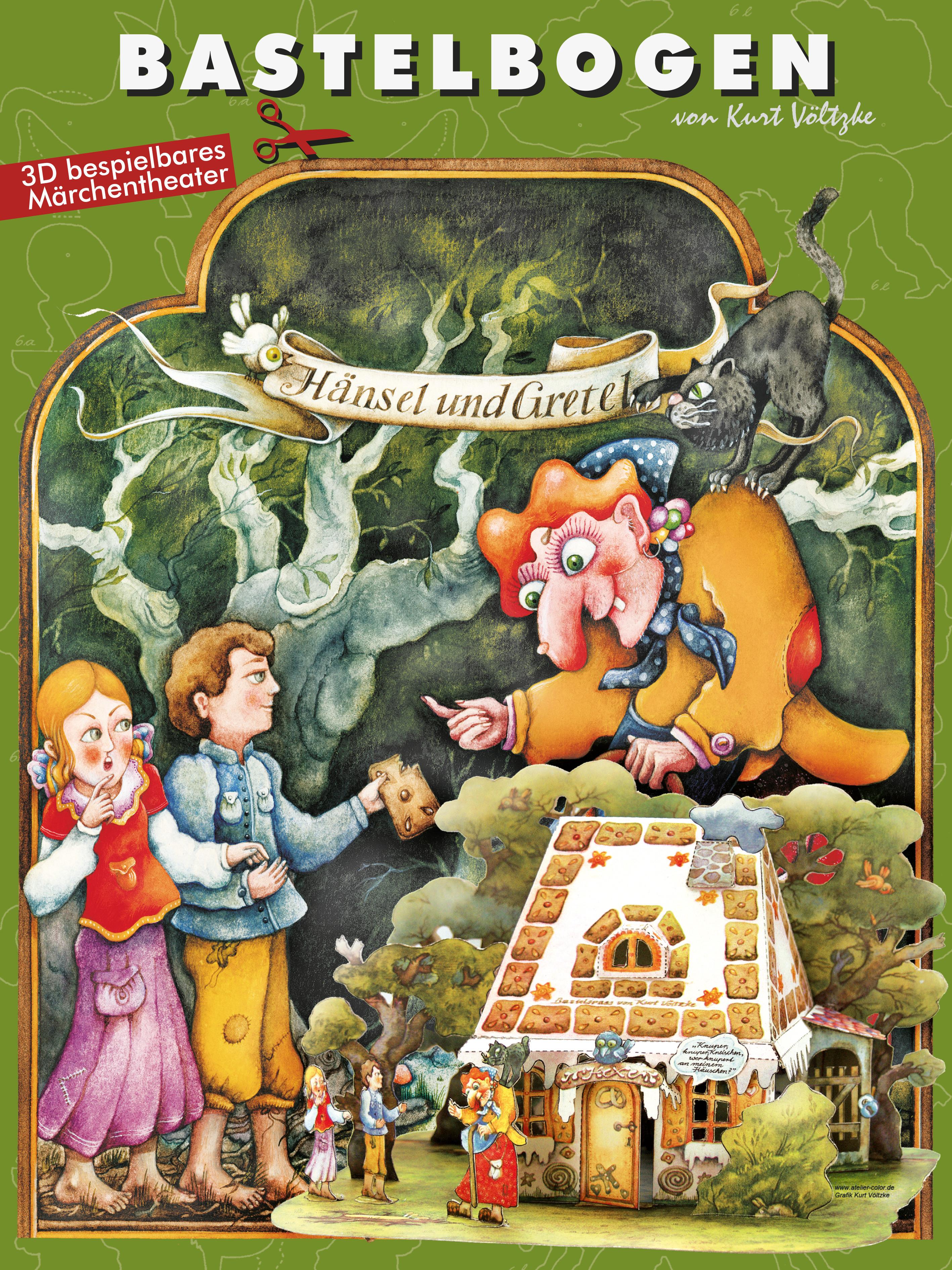 Vorderes Coverbild Hänsel und Gretel im Märchenwald