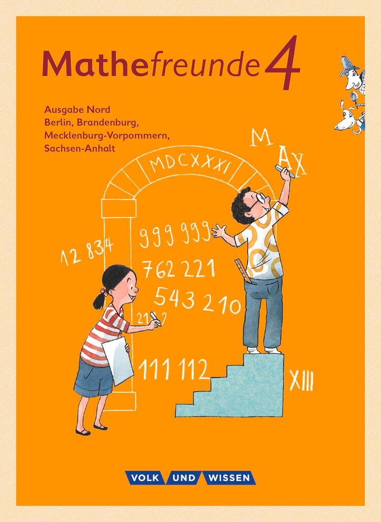 Vorderes Coverbild Mathefreunde 4. Schuljahr - Nord - Schülerbuch mit Kartonbeilagen