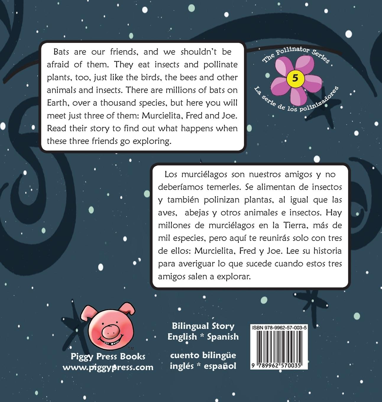 Rückseitencover Murcielita: The Fruit Bat * La murciélaga frugívora