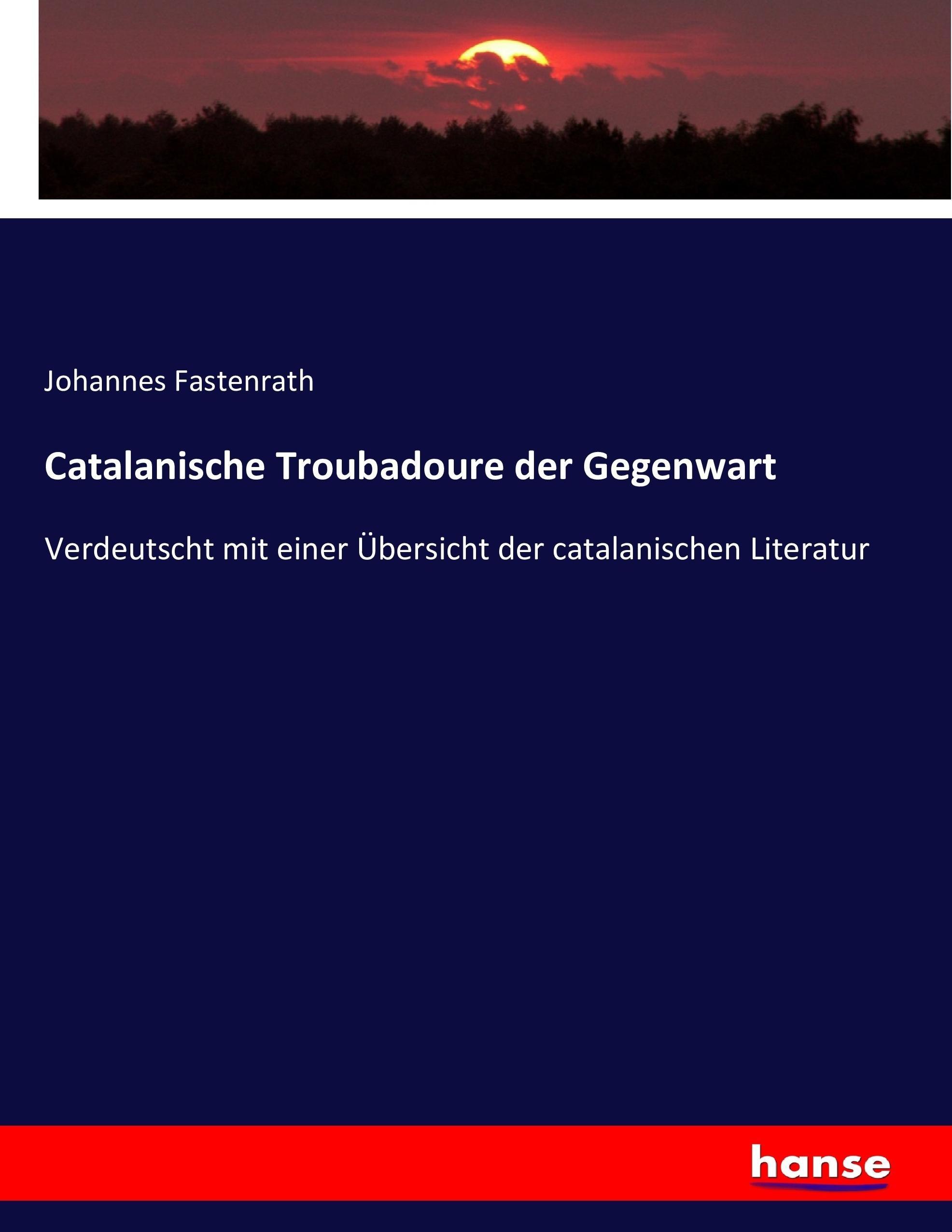 Vorderes Coverbild Catalanische Troubadoure der Gegenwart