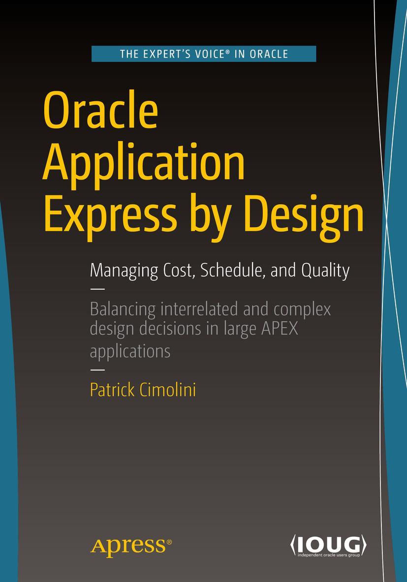 Vorderes Coverbild Oracle Application Express by Design