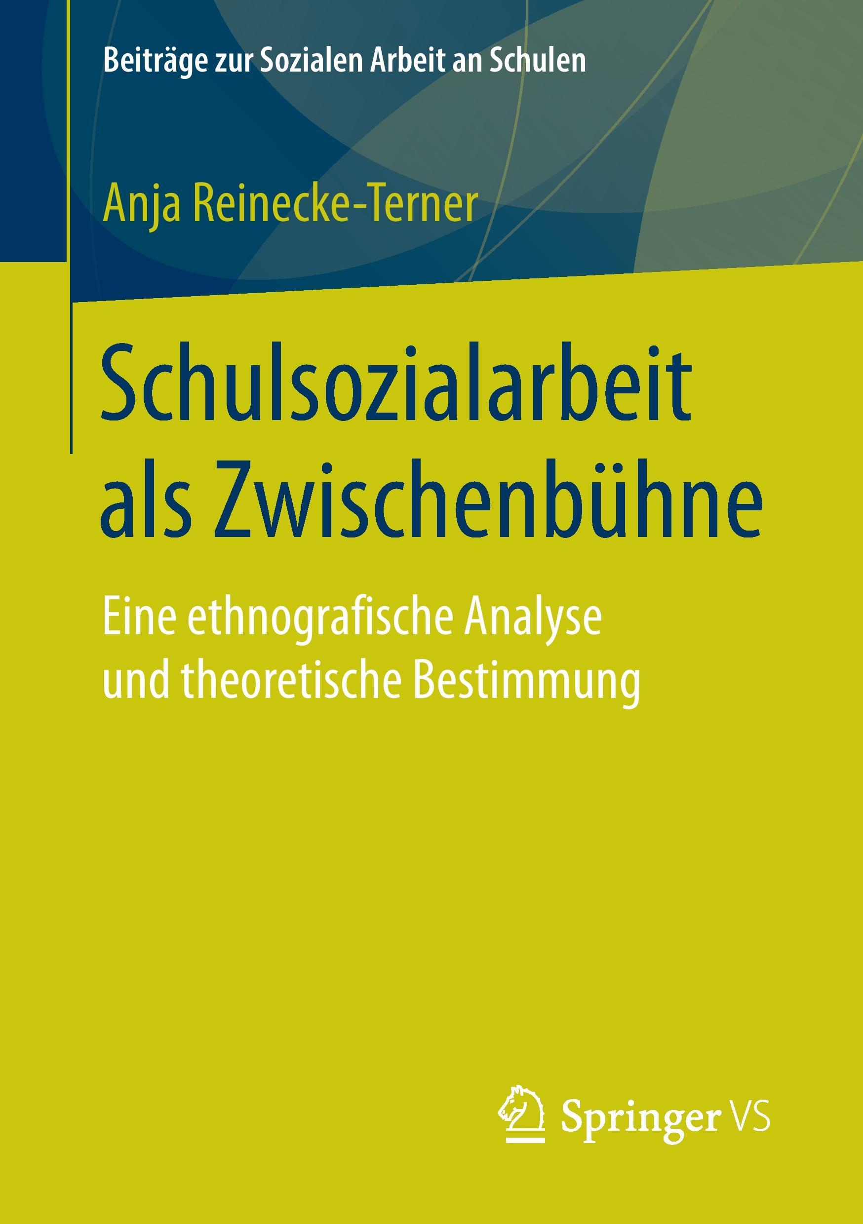 Vorderes Coverbild Schulsozialarbeit als Zwischenbühne
