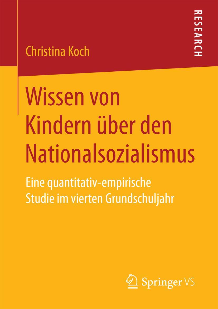 Vorderes Coverbild Wissen von Kindern über den Nationalsozialismus
