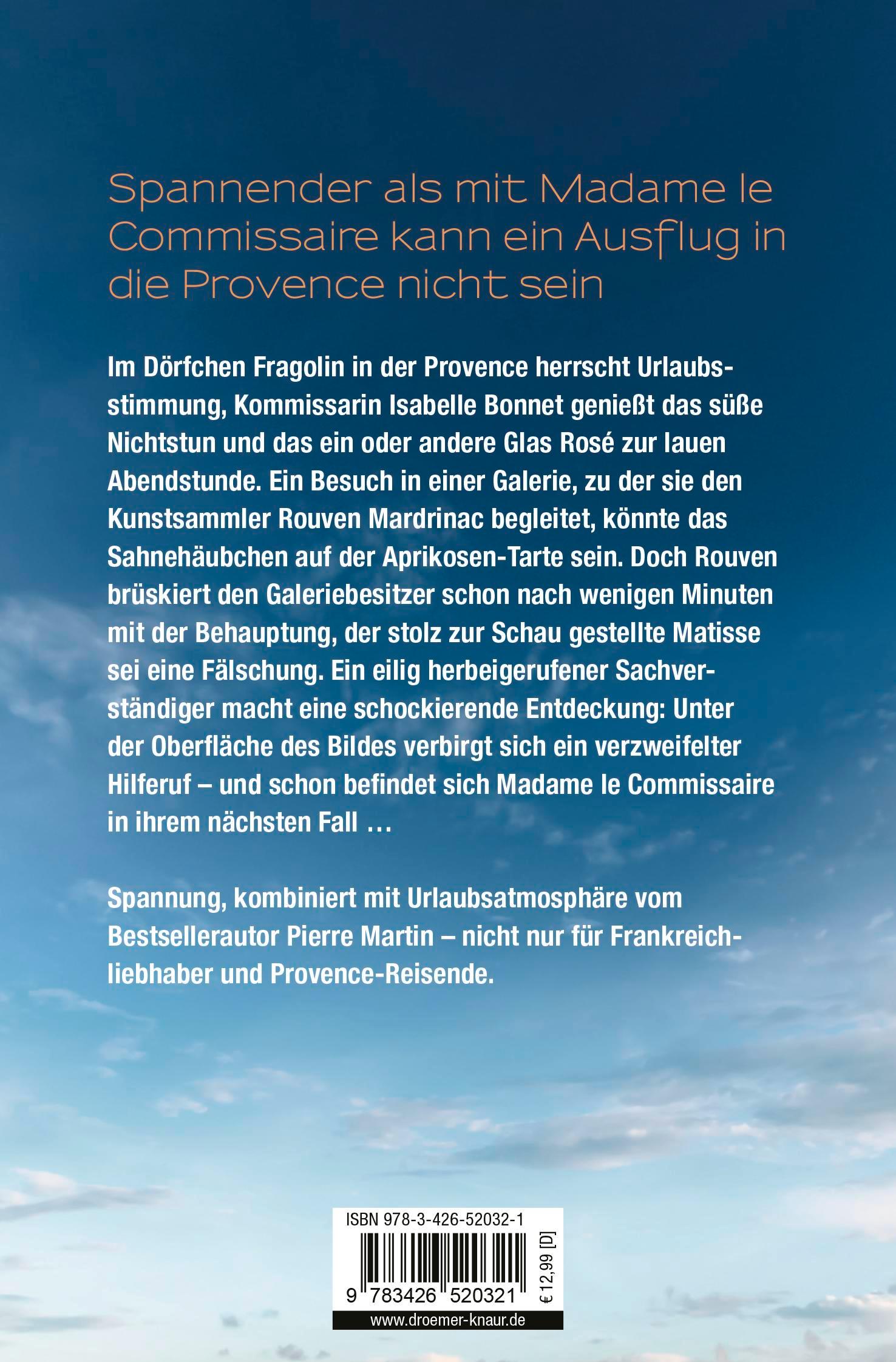 Rückseitencover Madame le Commissaire und das geheimnisvolle Bild