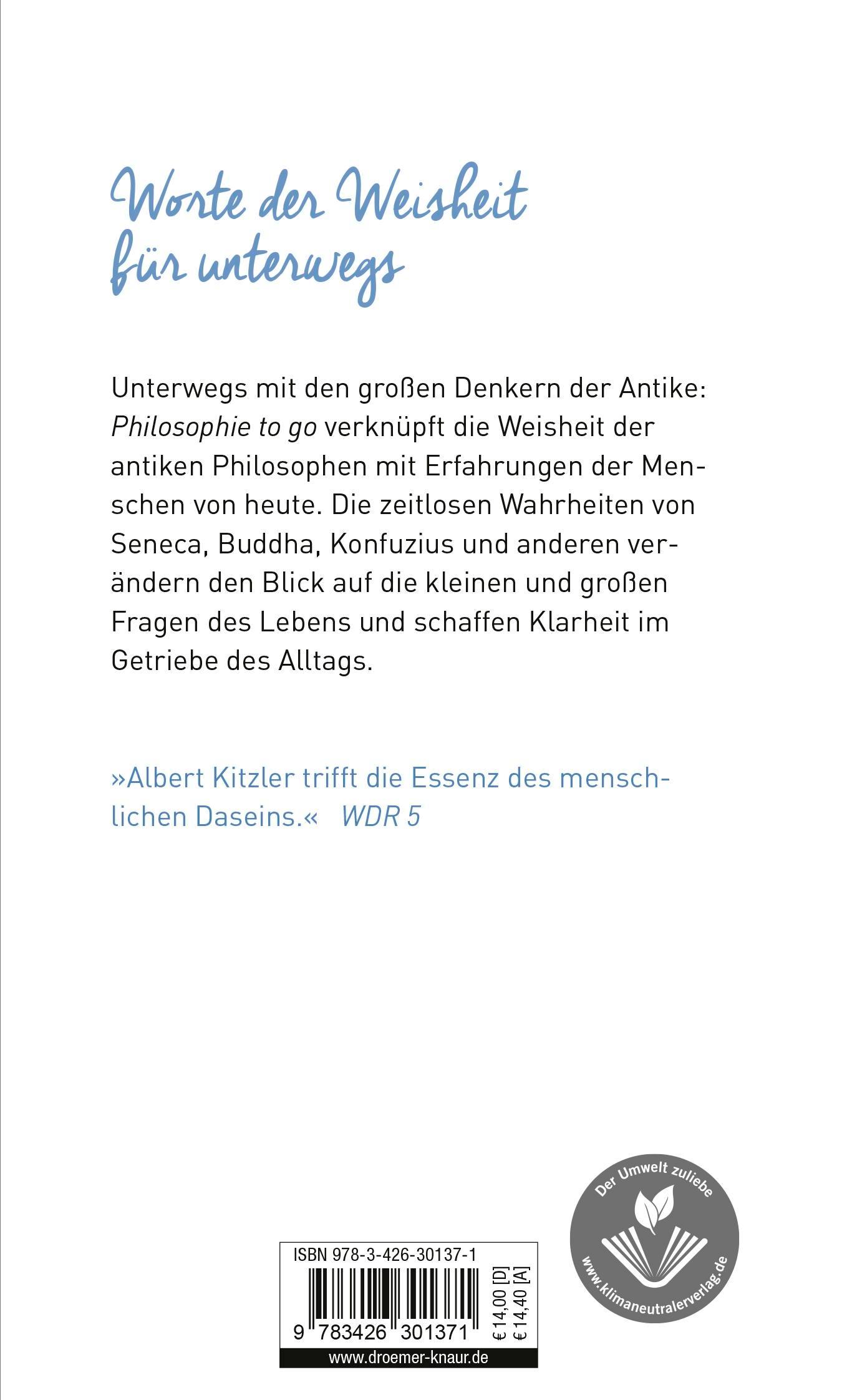 Rückseitencover Philosophie to go