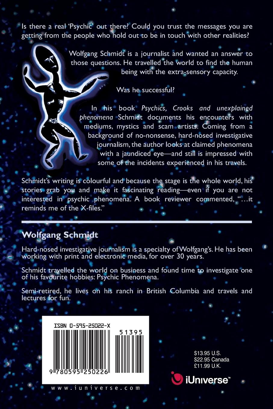 Rückseitencover Psychics, Crooks and Unexplained Phenomena