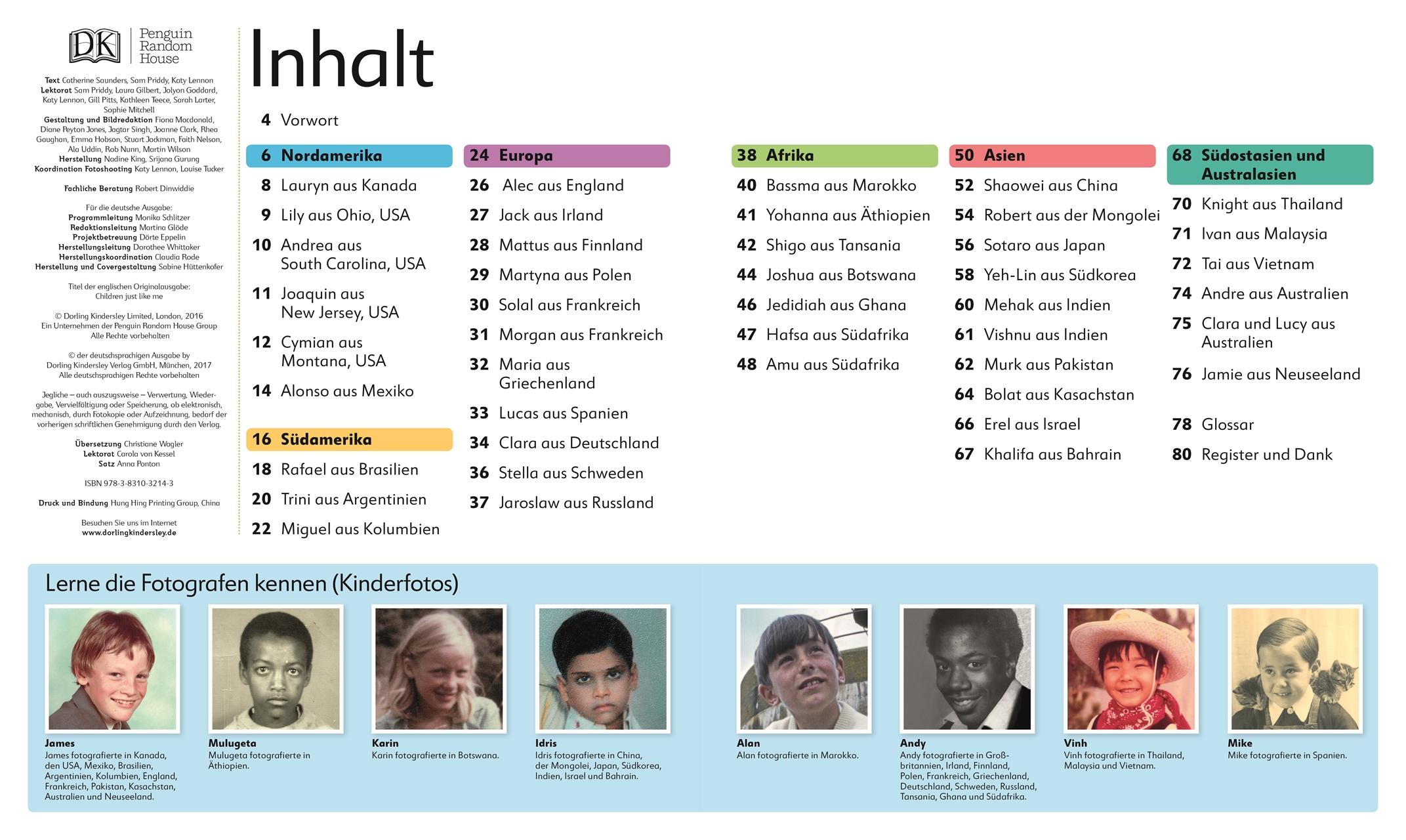 Beispielinhalt (Bild) Kinder aus aller Welt