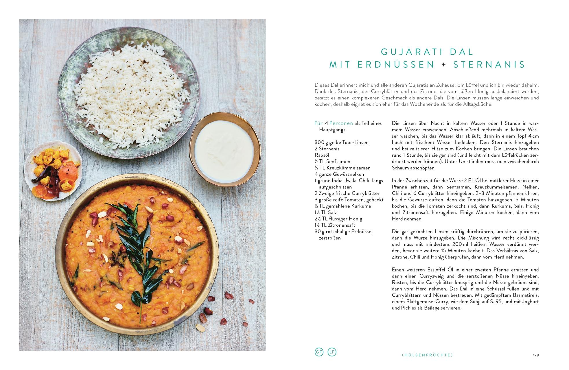 Beispielinhalt (Bild) Indisch vegetarisch