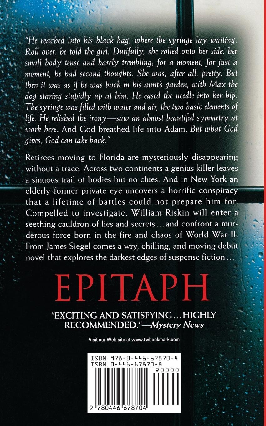 Rückseitencover Epitaph