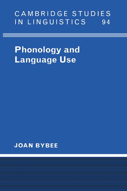 Vorderes Coverbild Phonology and Language Use