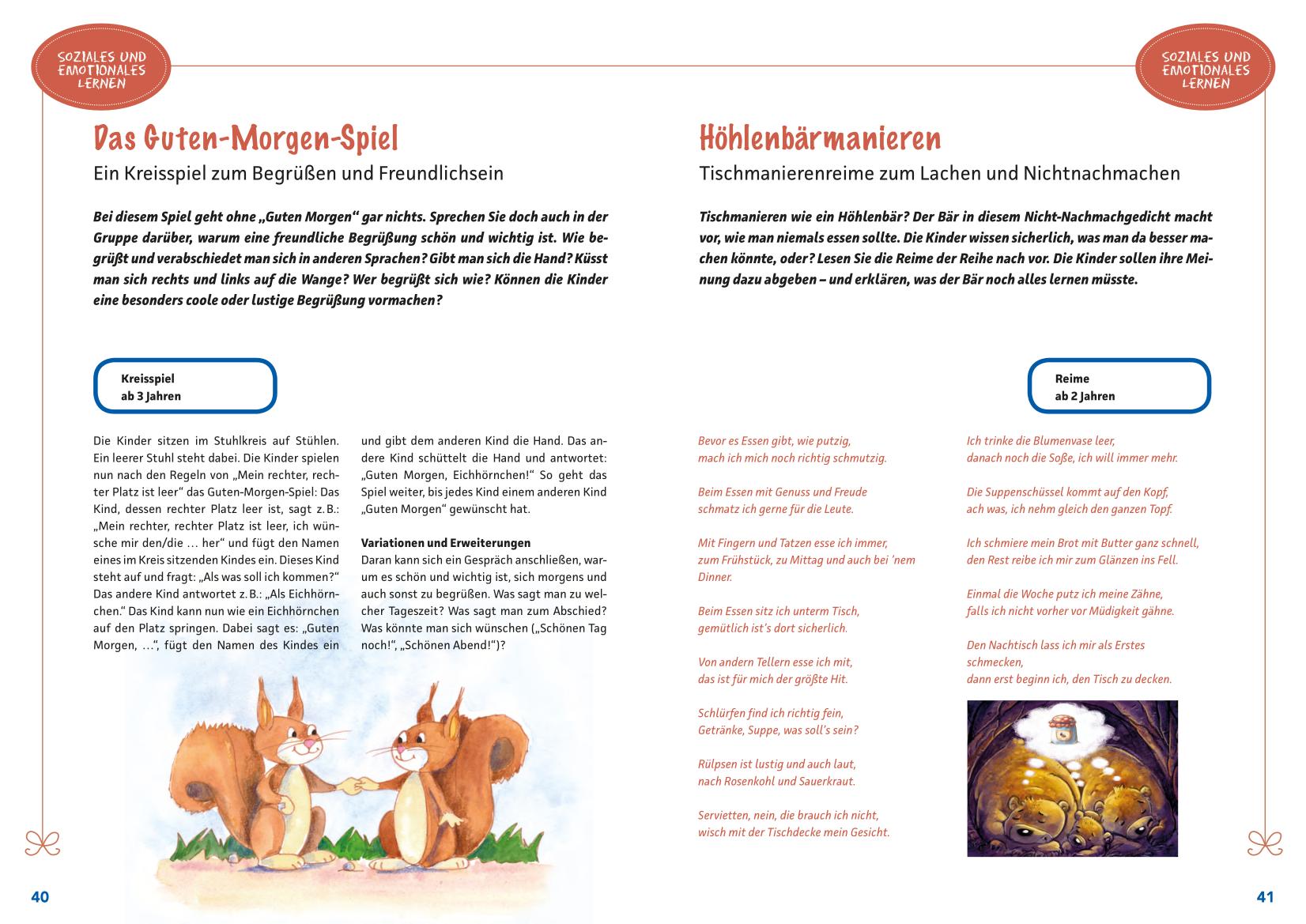 Beispielinhalt (Bild) Alltagskompetenzen spielerisch lernen