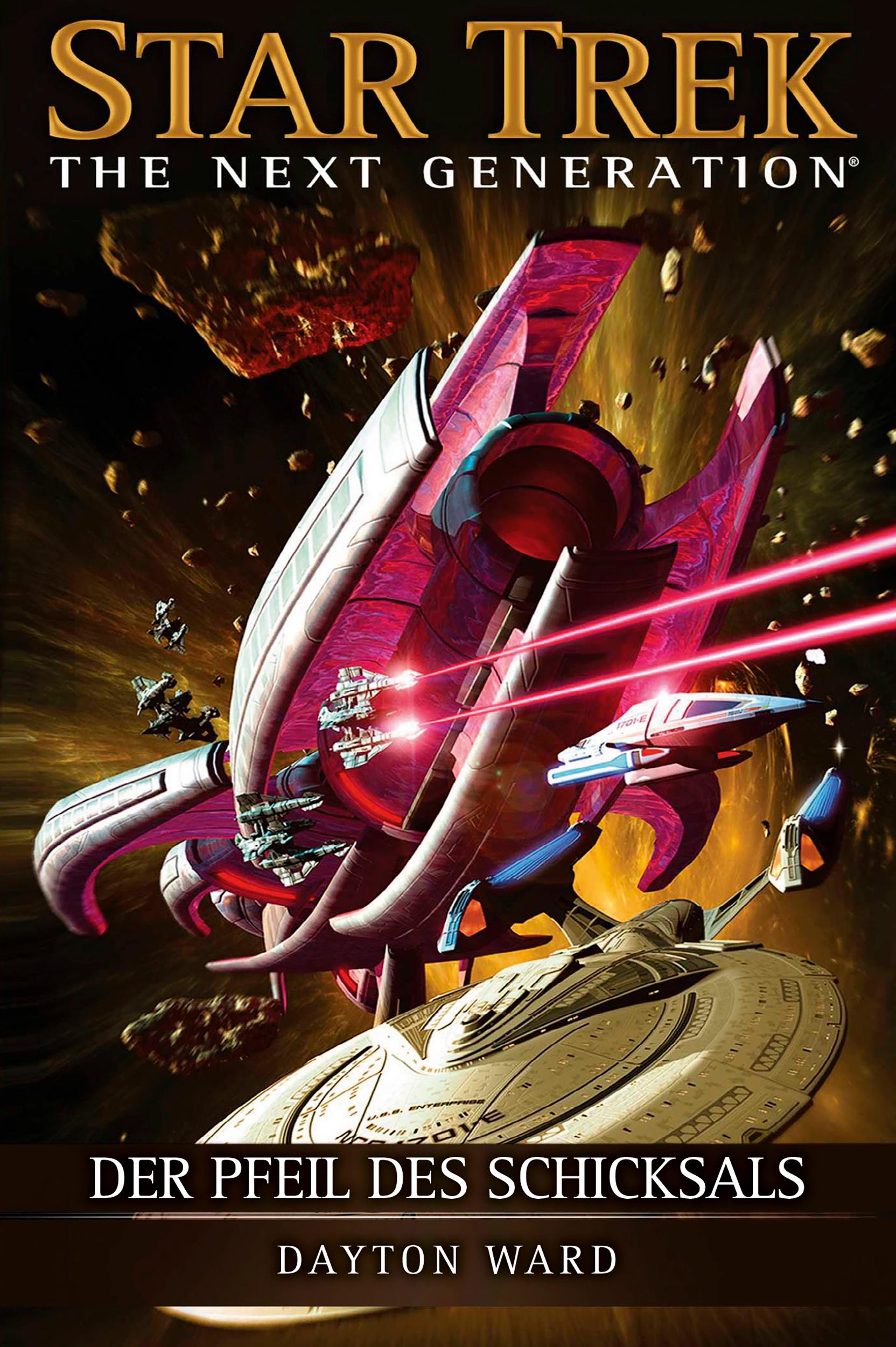 Vorderes Coverbild Star Trek - The Next Generation. Der Pfeil des Schicksals