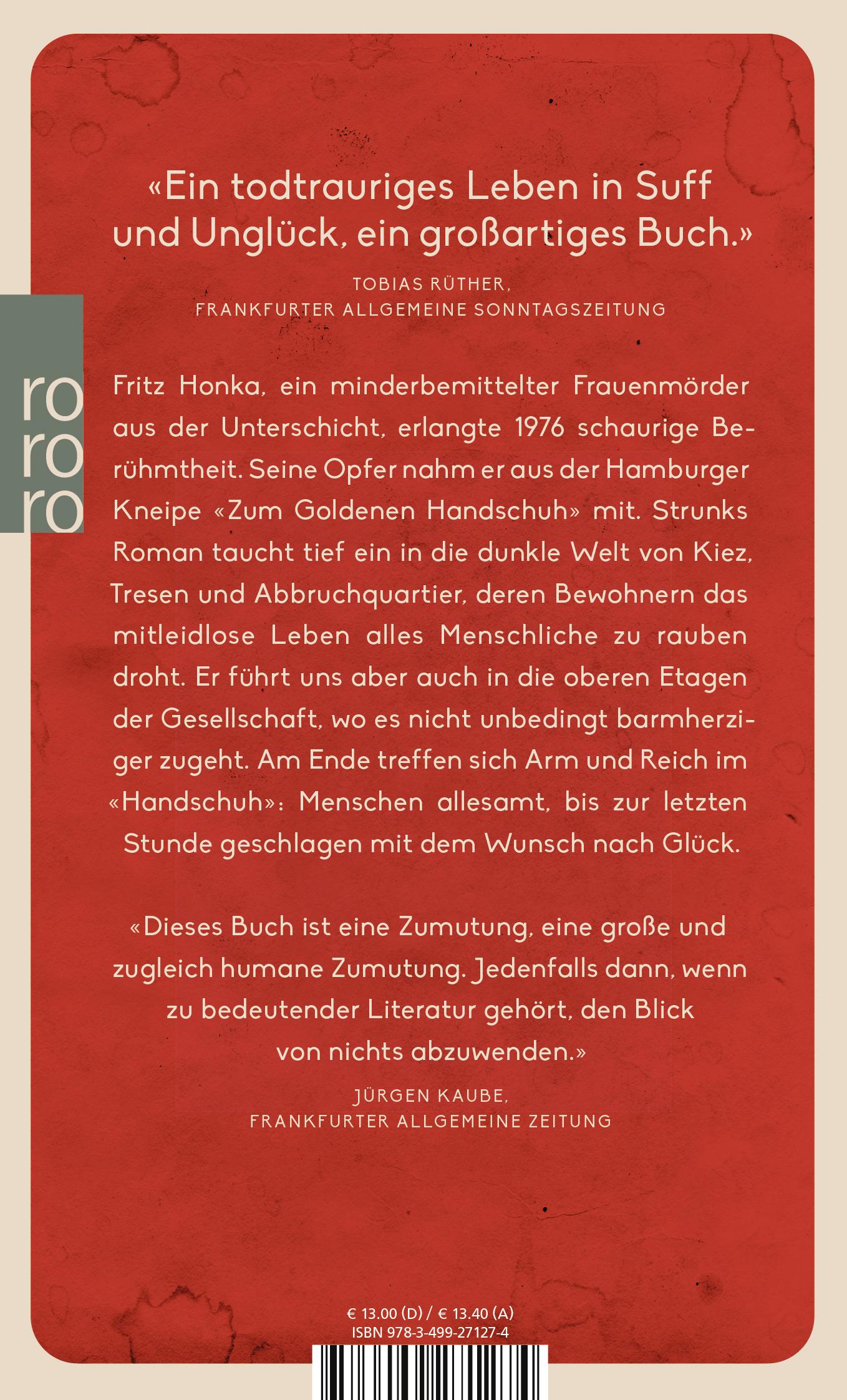 Rückseitencover Der goldene Handschuh