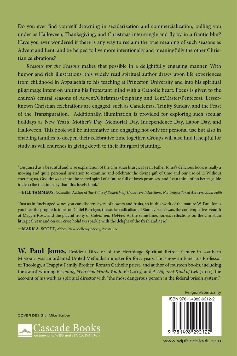 Rückseitencover Reasons for the Seasons