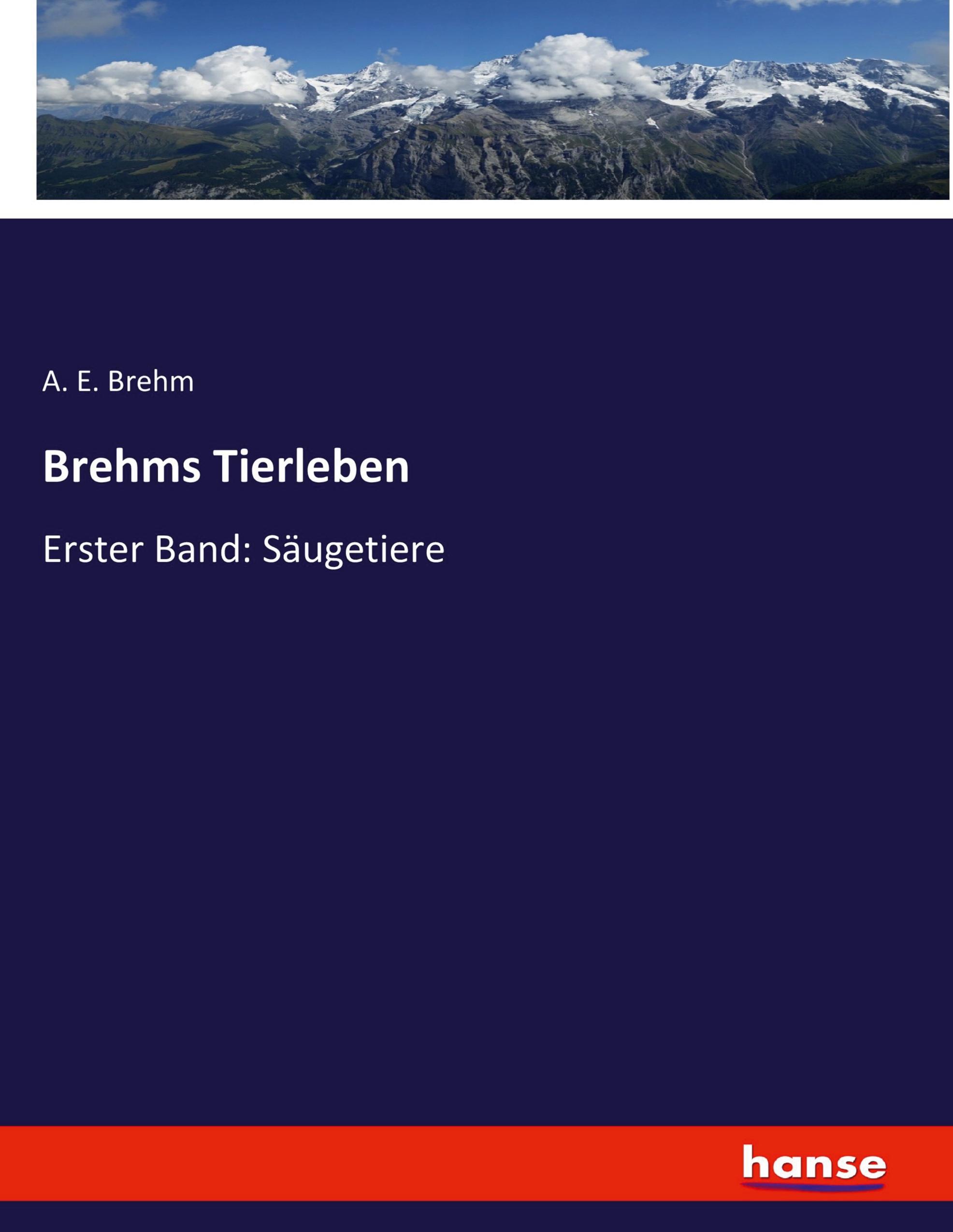 Vorderes Coverbild Brehms Tierleben