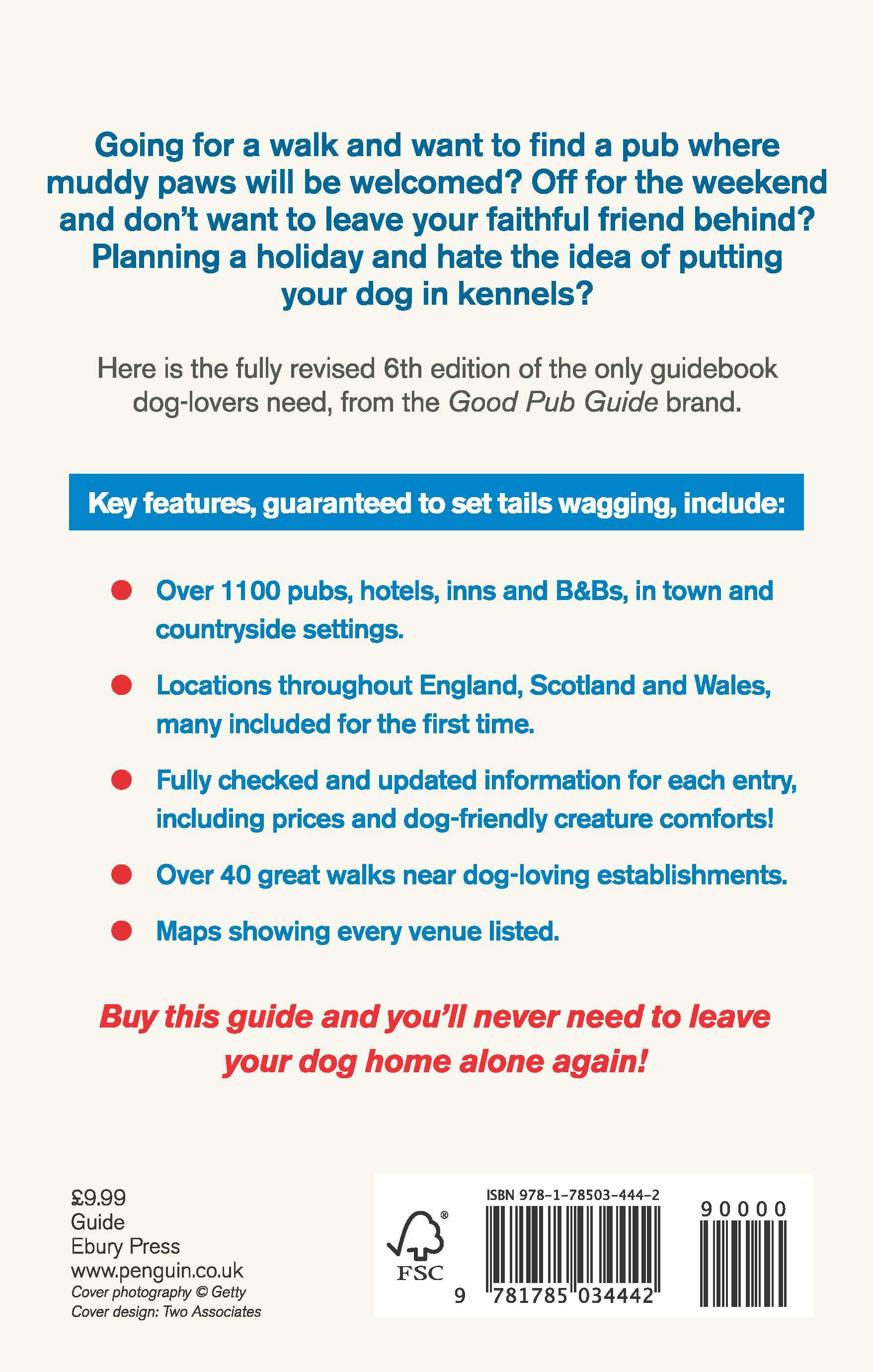 Rückseitencover Good Guide to Dog Friendly Pubs, Hotels and B&bs: 6th Edition