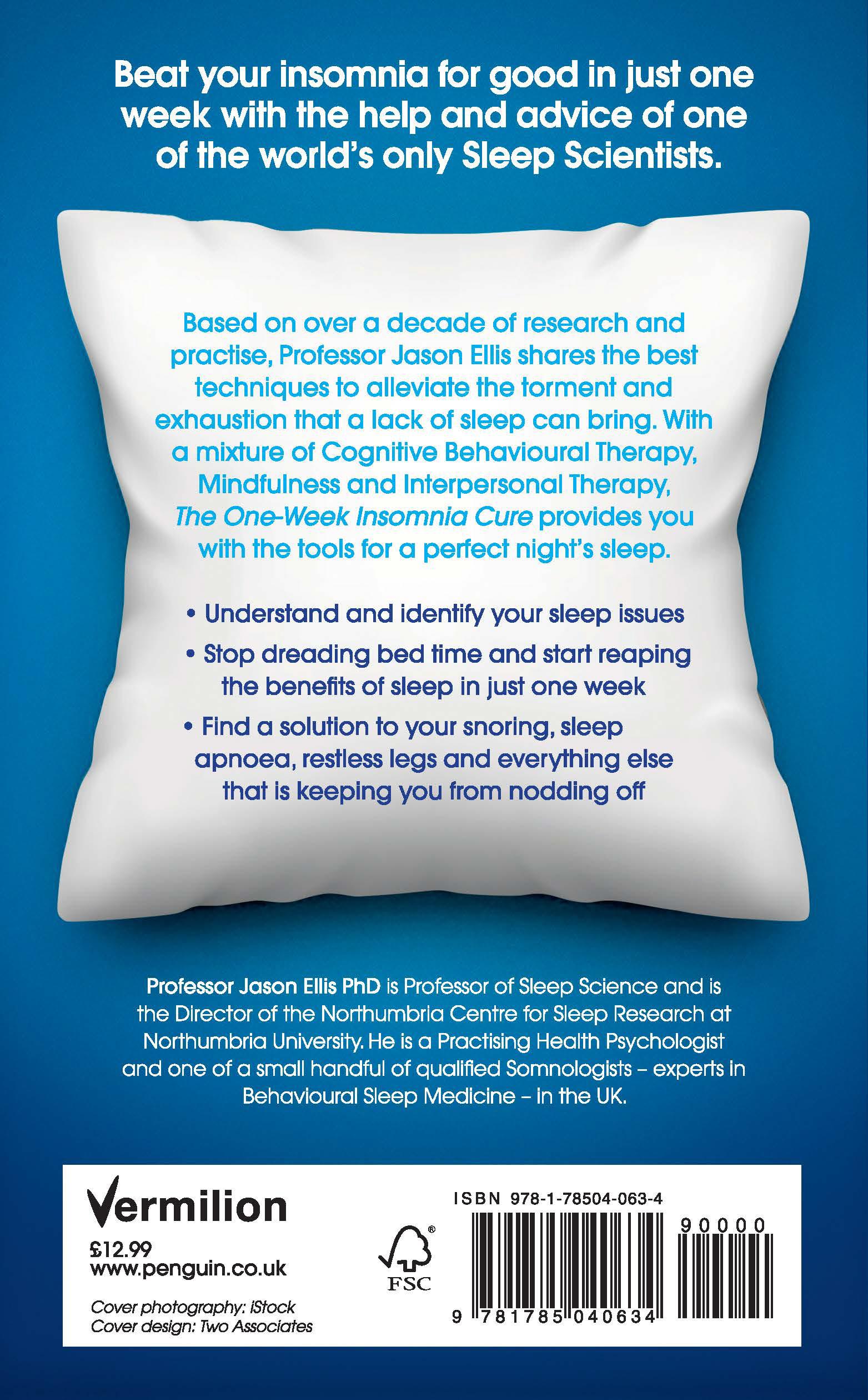 Rückseitencover The One-Week Insomnia Cure