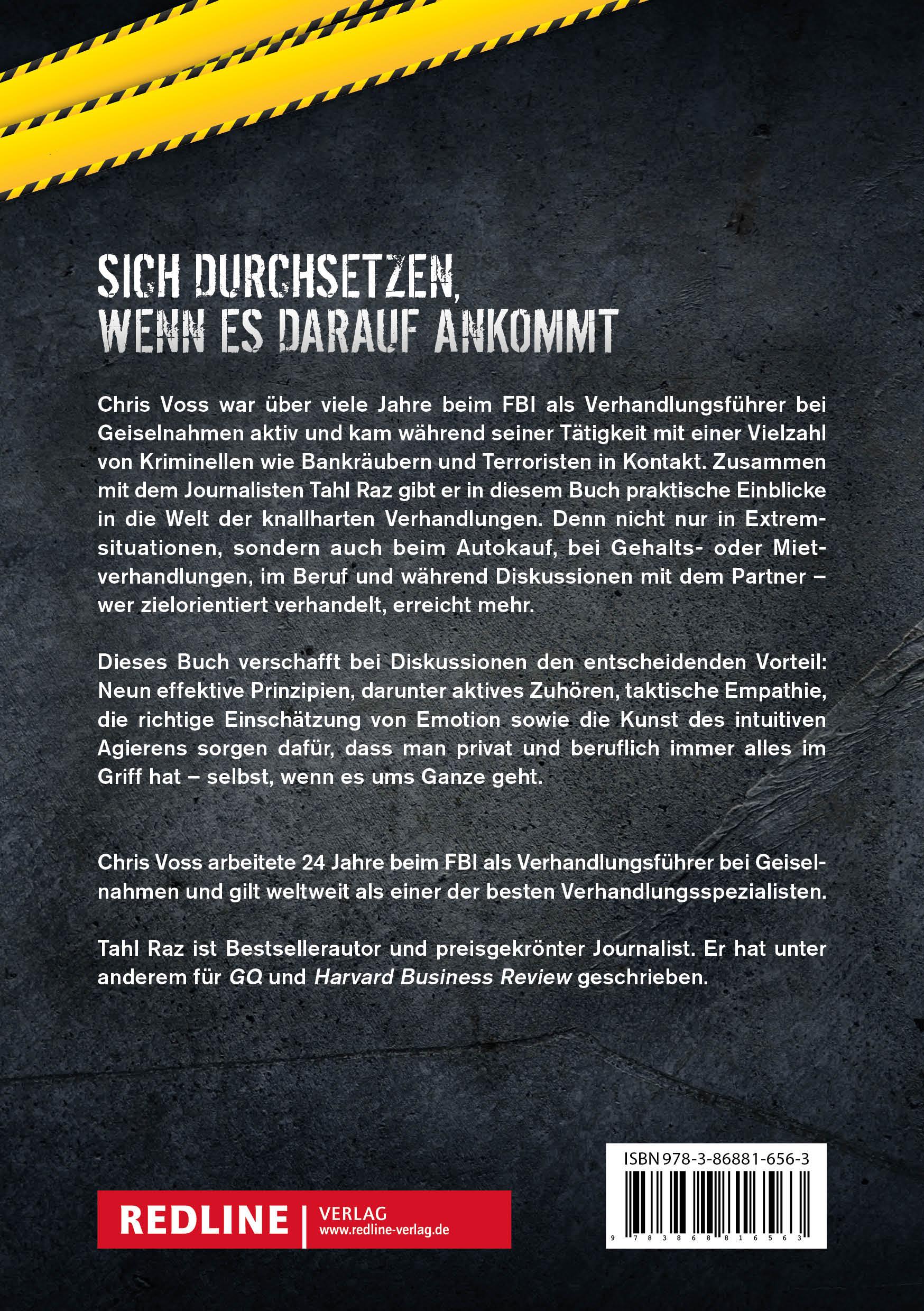 Rückseitencover Kompromisslos verhandeln