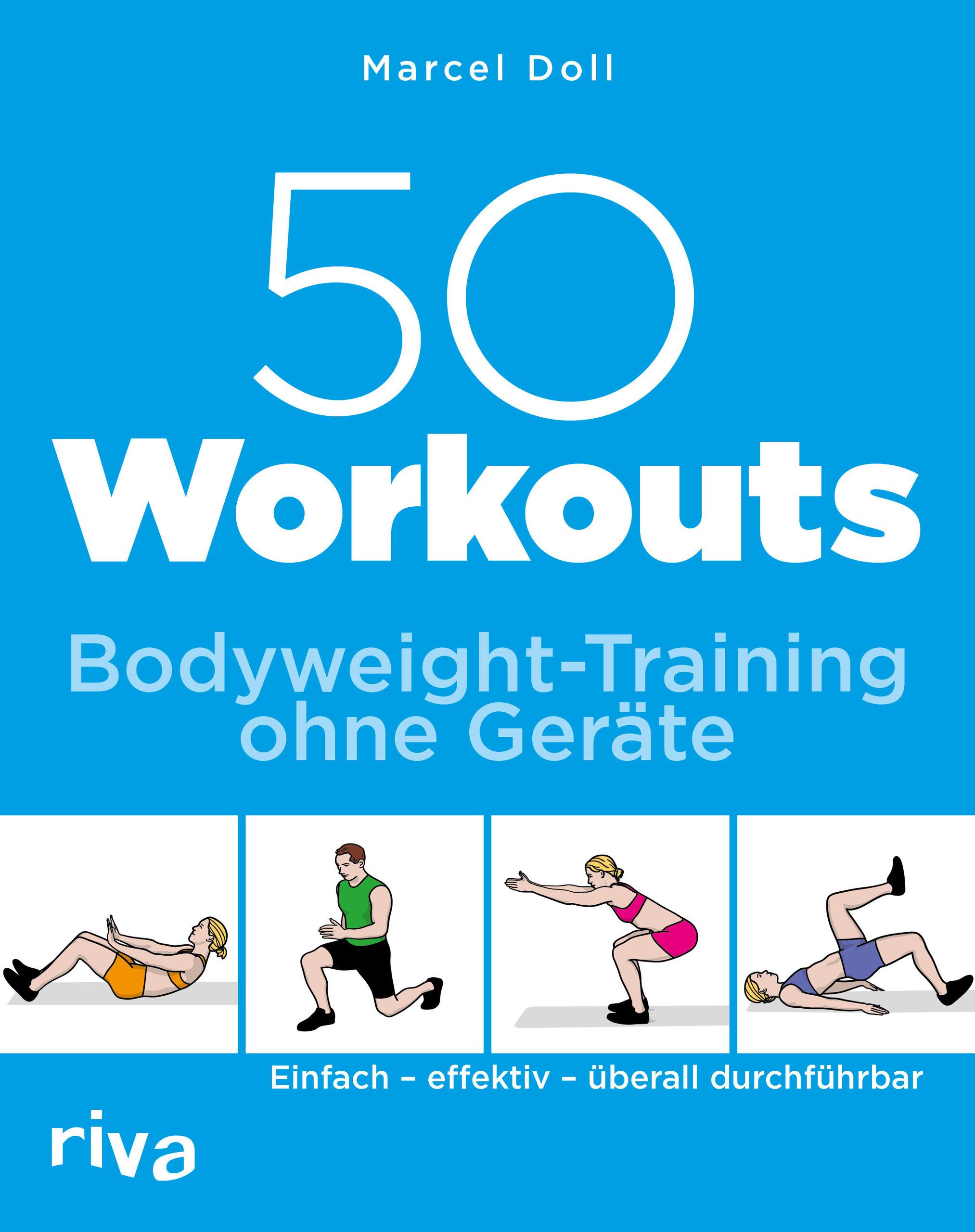 Vorderes Coverbild 50 Workouts - Bodyweight-Training ohne Geräte