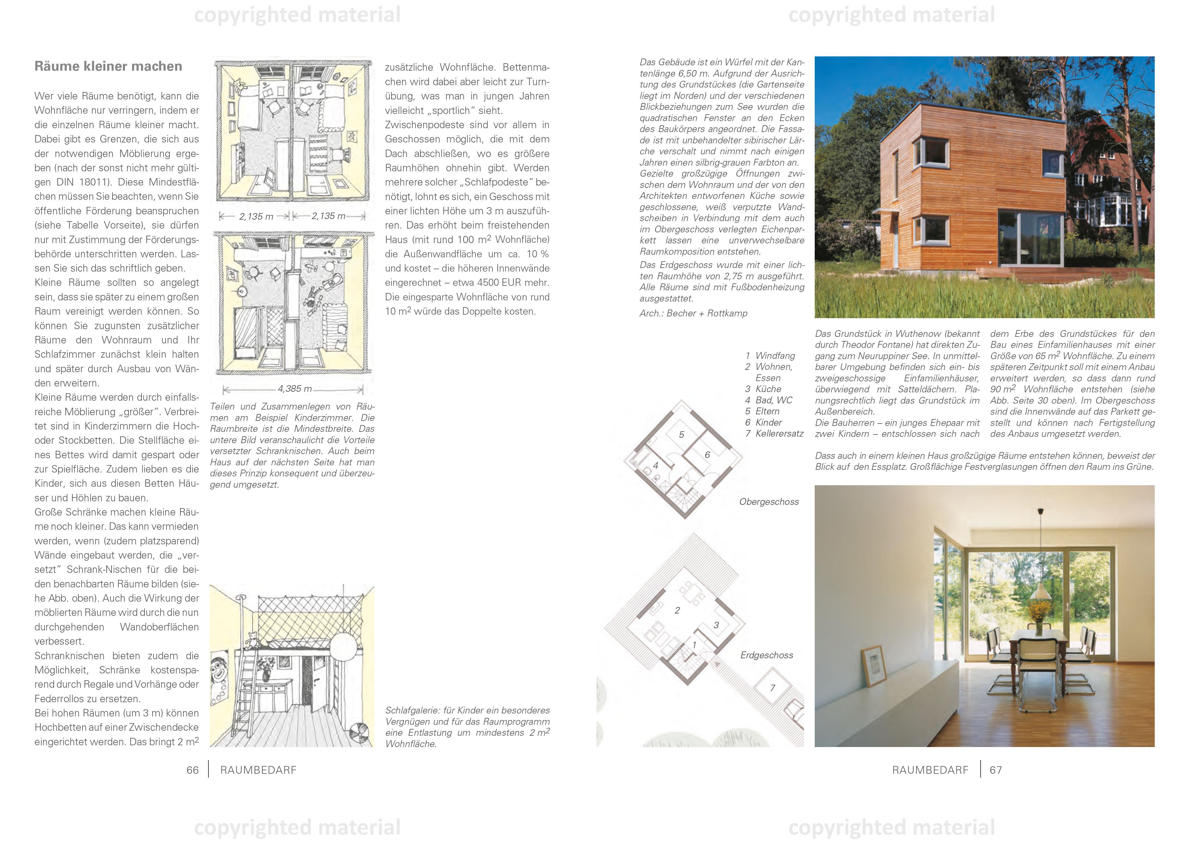 Beispielinhalt (Bild) Attraktiv bauen mit kleinem Budget