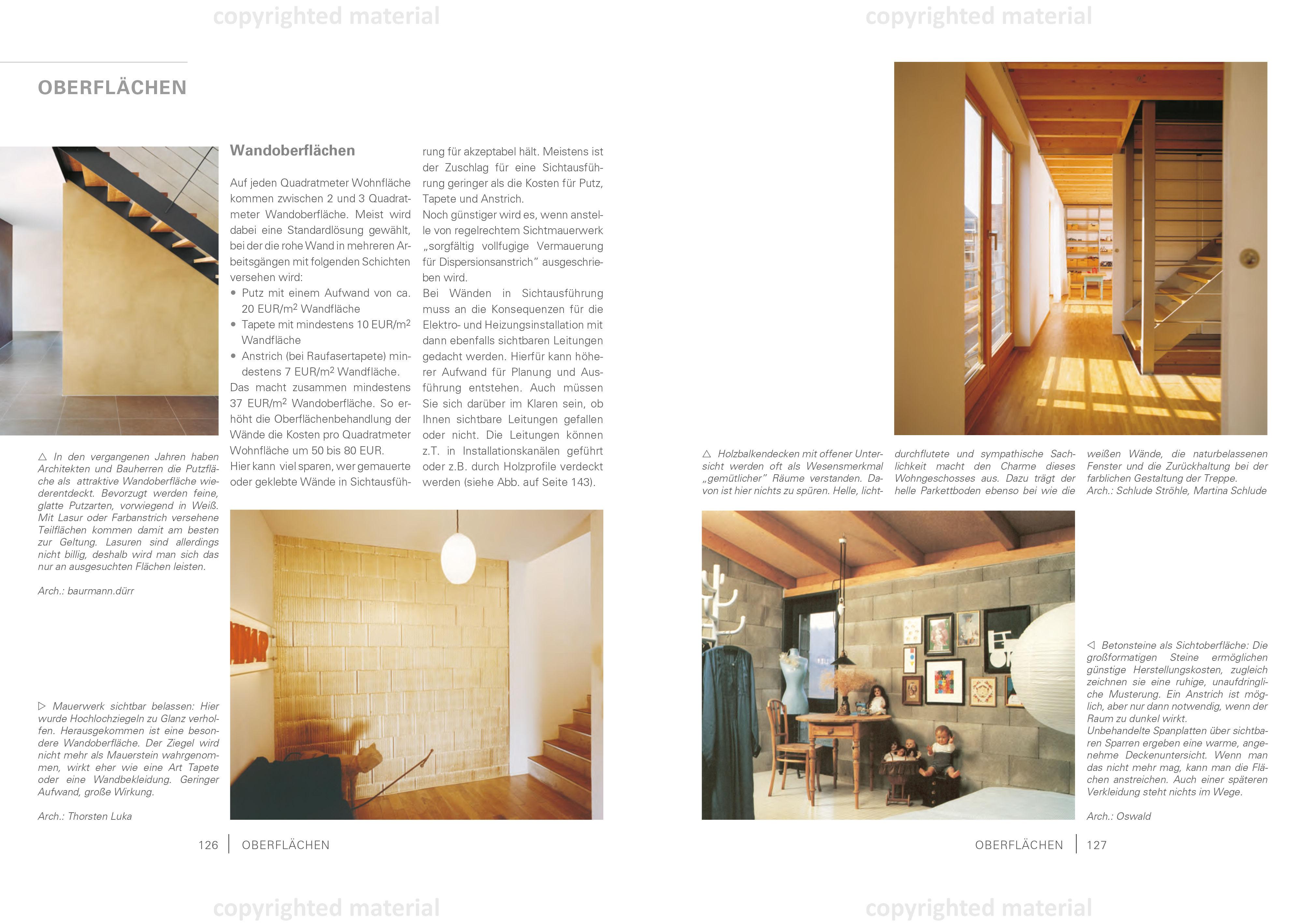 Beispielinhalt (Bild) Attraktiv bauen mit kleinem Budget