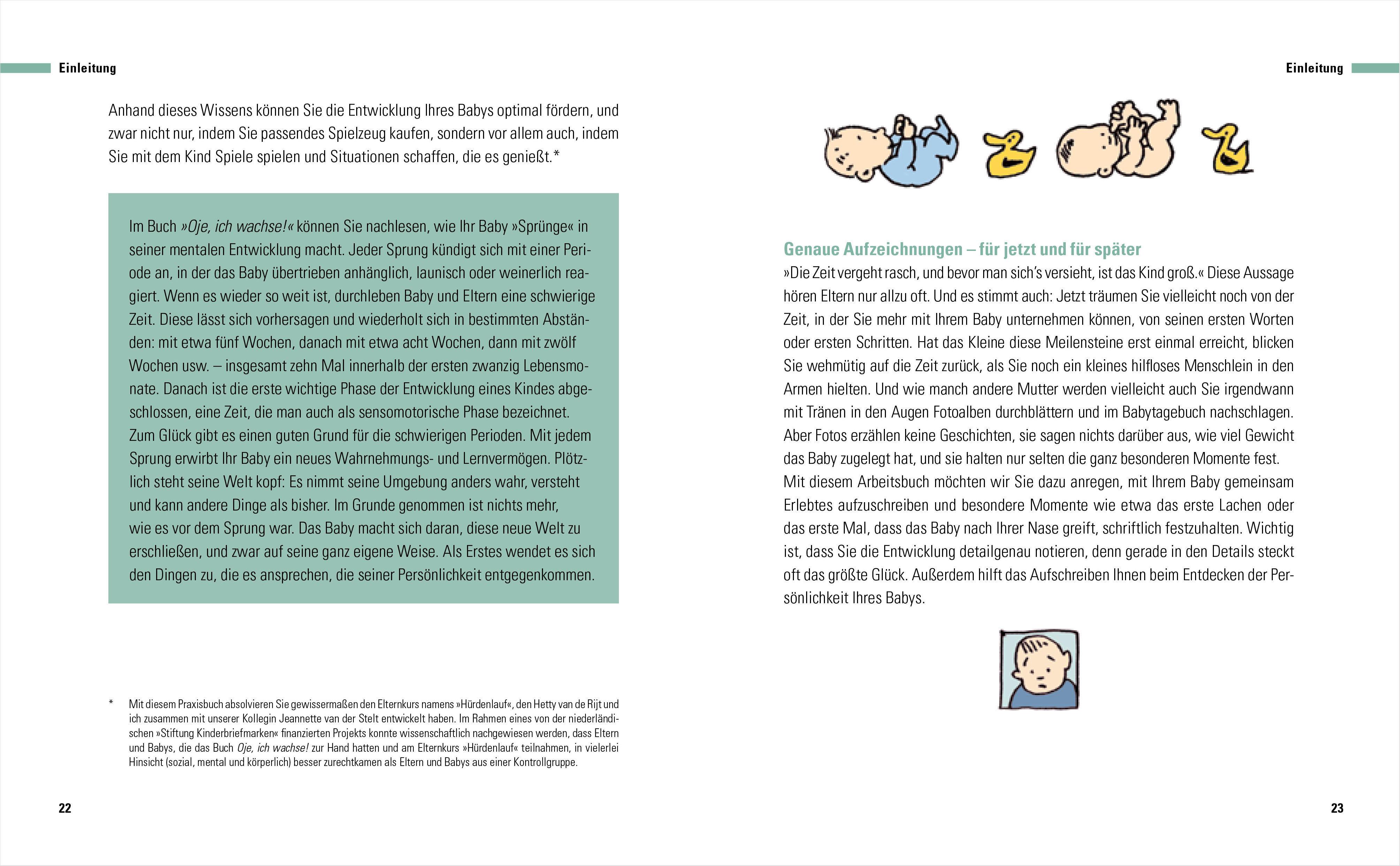 Beispielinhalt (Bild) Oje, ich wachse! Das Praxisbuch