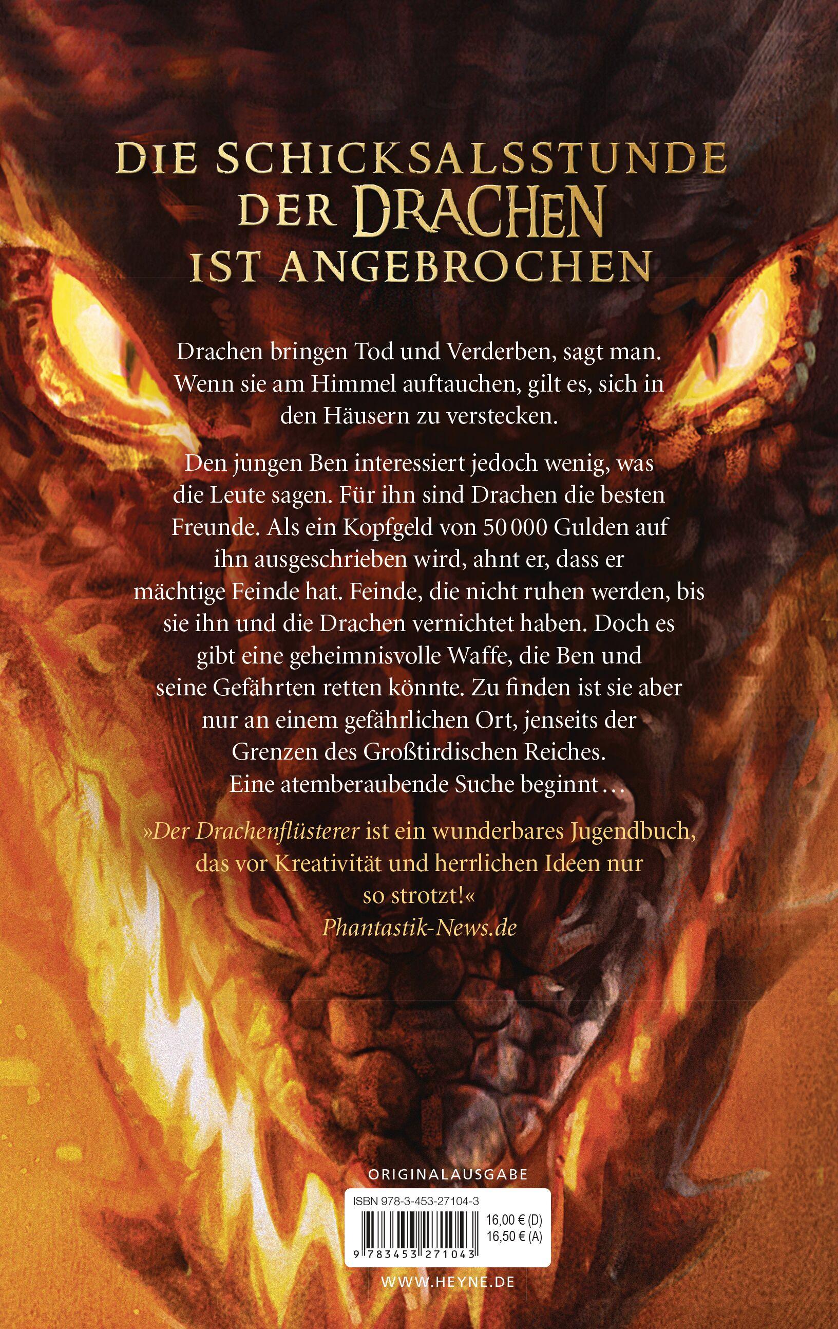 Beispielinhalt (Bild) Der Drachenflüsterer - Die Feuer von Arknon