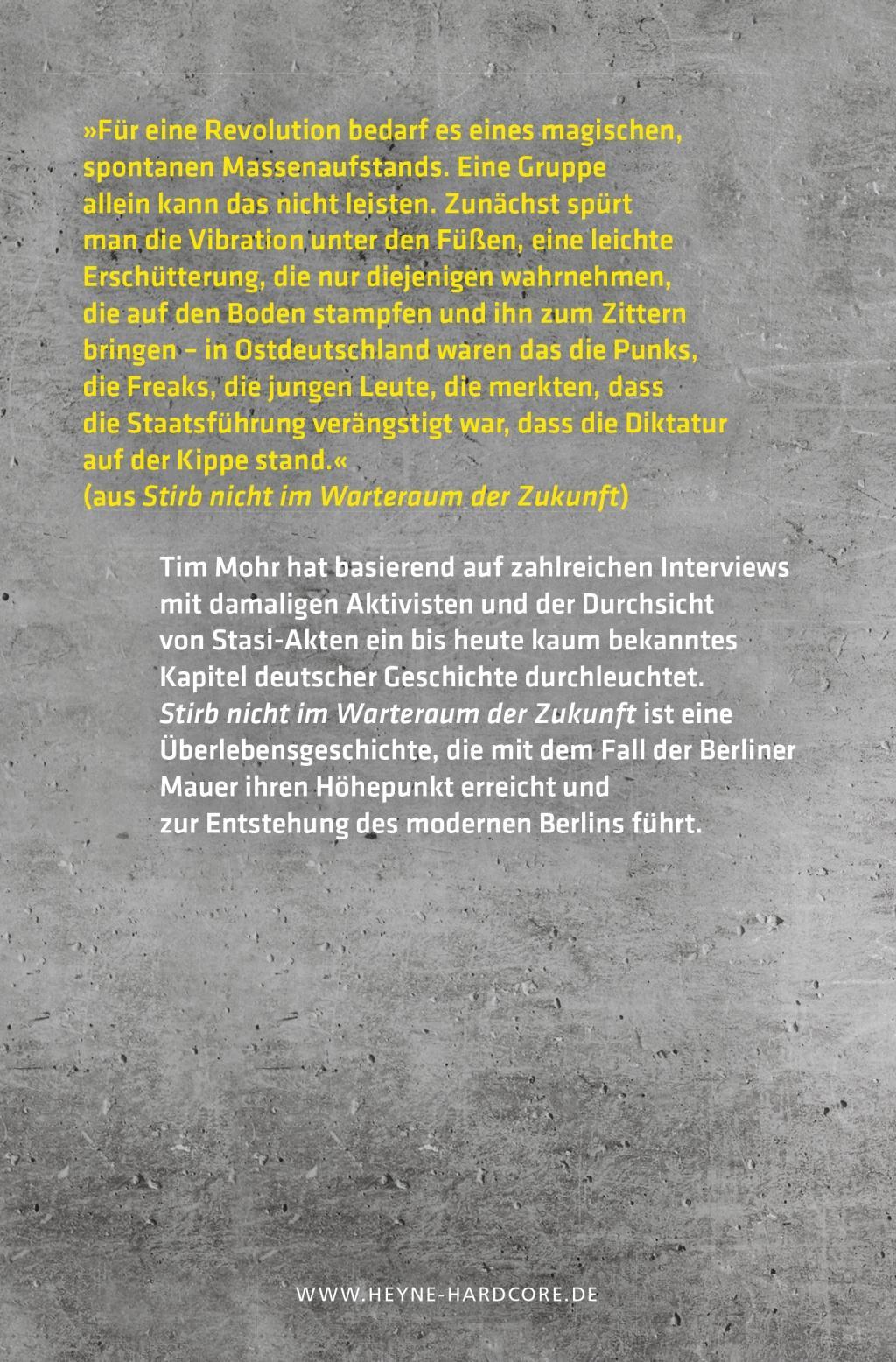 Beispielinhalt (Bild) Stirb nicht im Warteraum der Zukunft