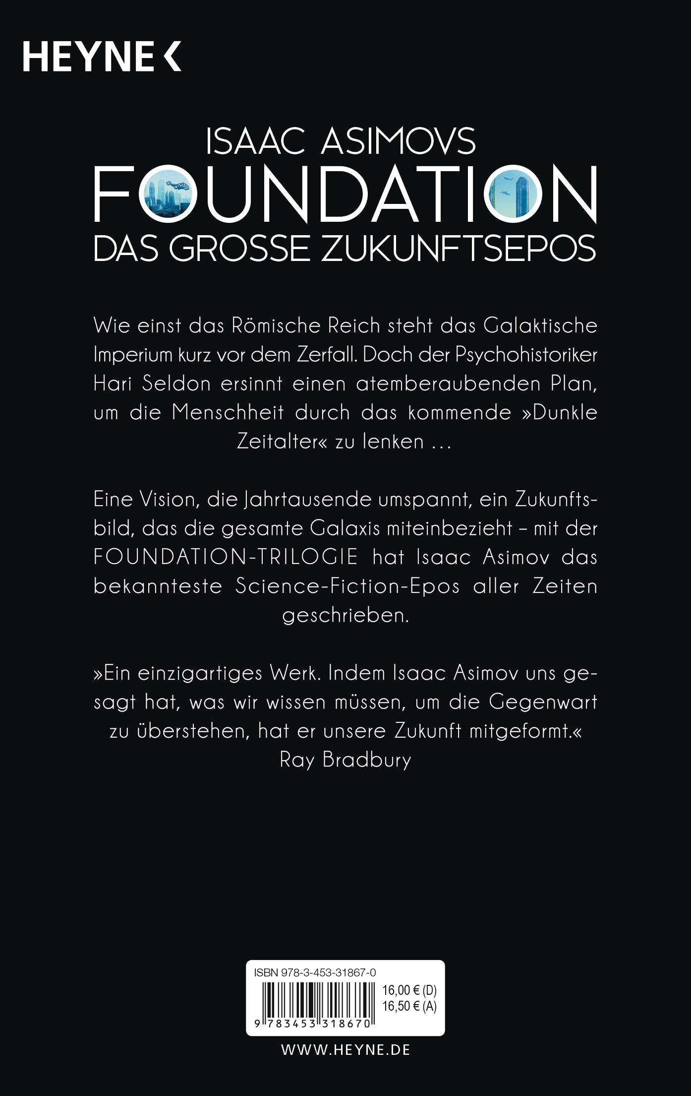 Beispielinhalt (Bild) Die Foundation-Trilogie
