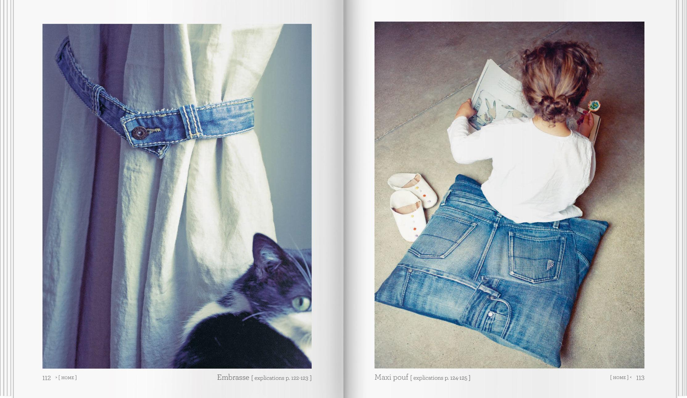 Beispielinhalt (Bild) Jeans-Upcycling