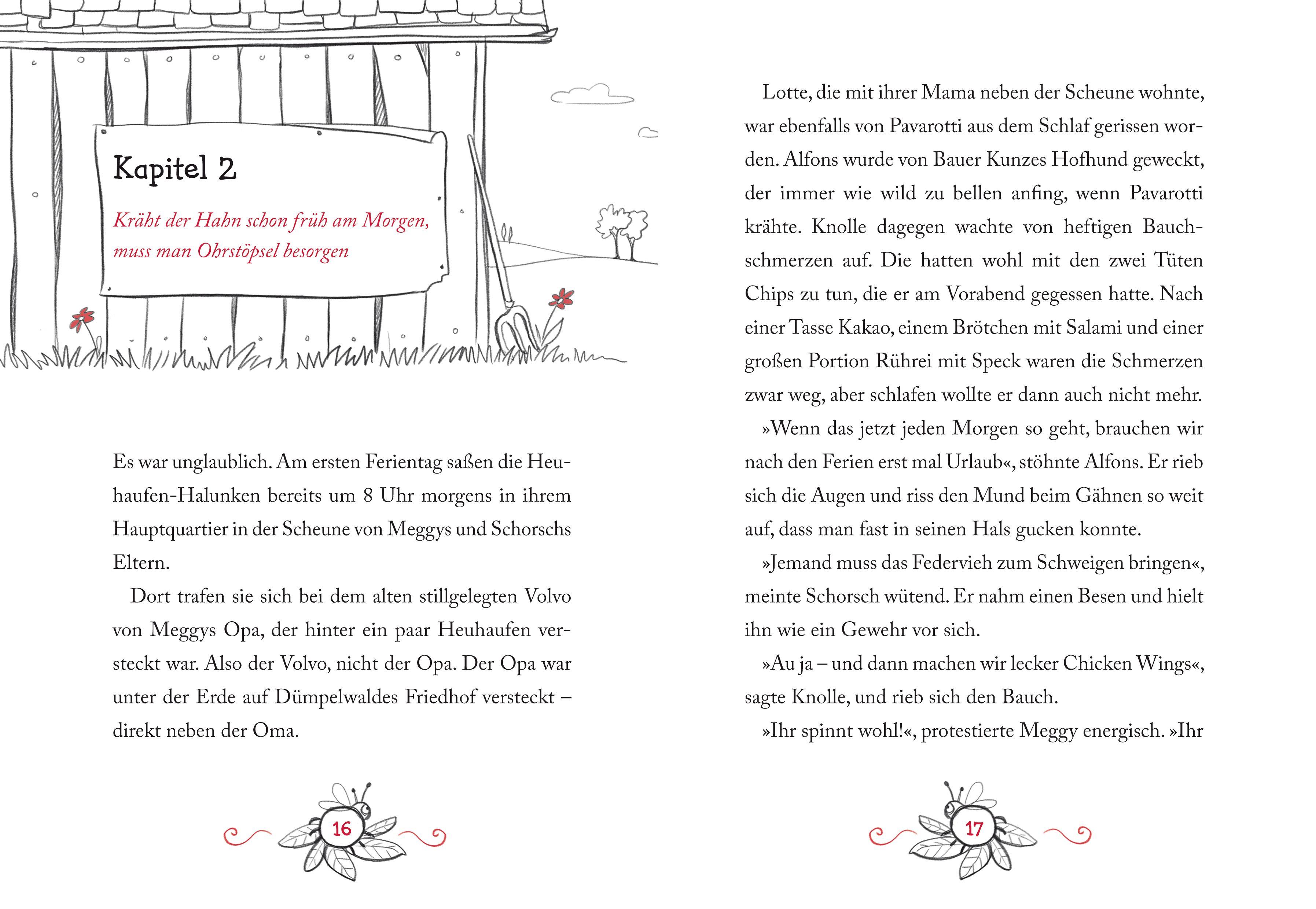 Beispielinhalt (Bild) Die Heuhaufen-Halunken