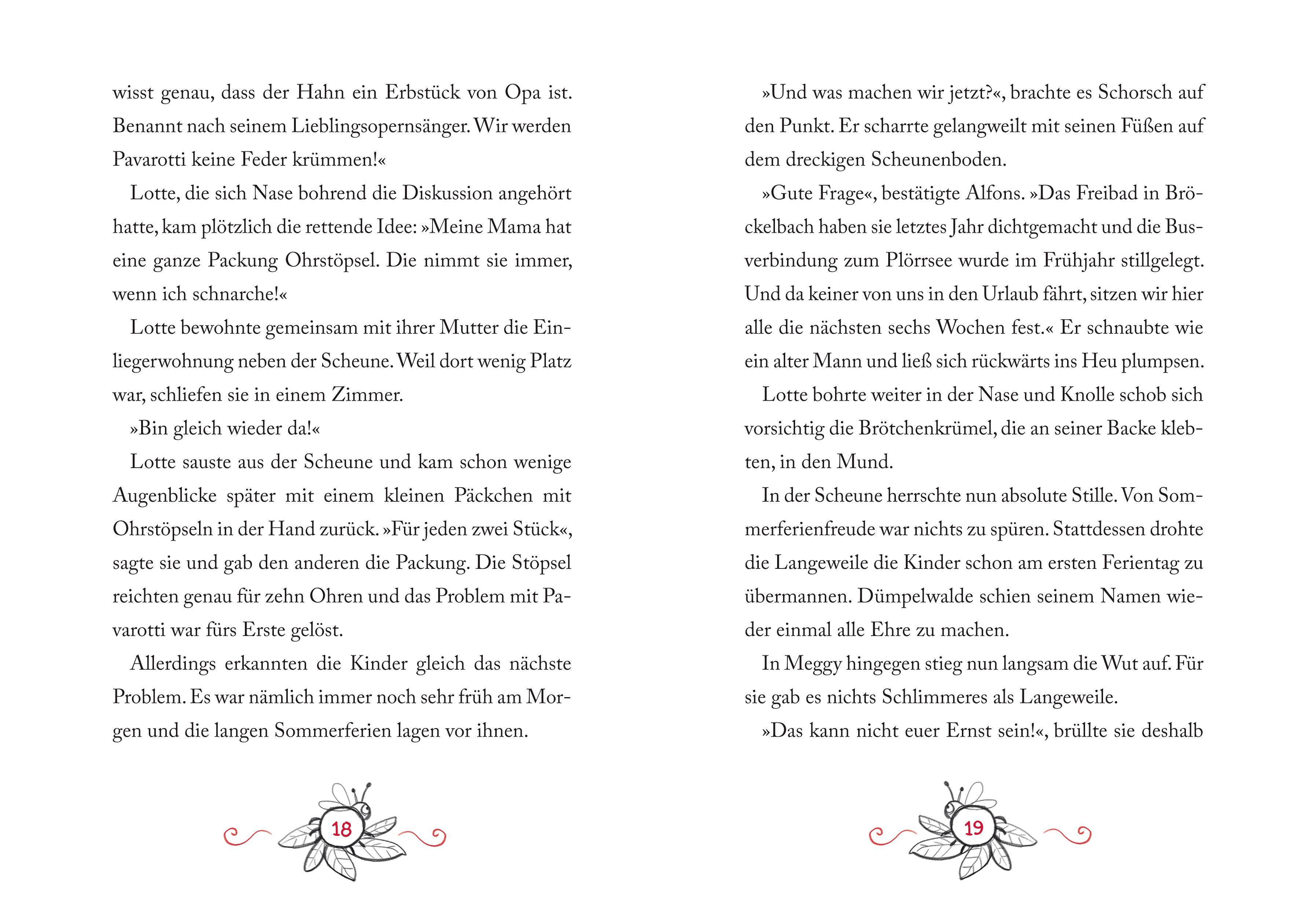 Beispielinhalt (Bild) Die Heuhaufen-Halunken