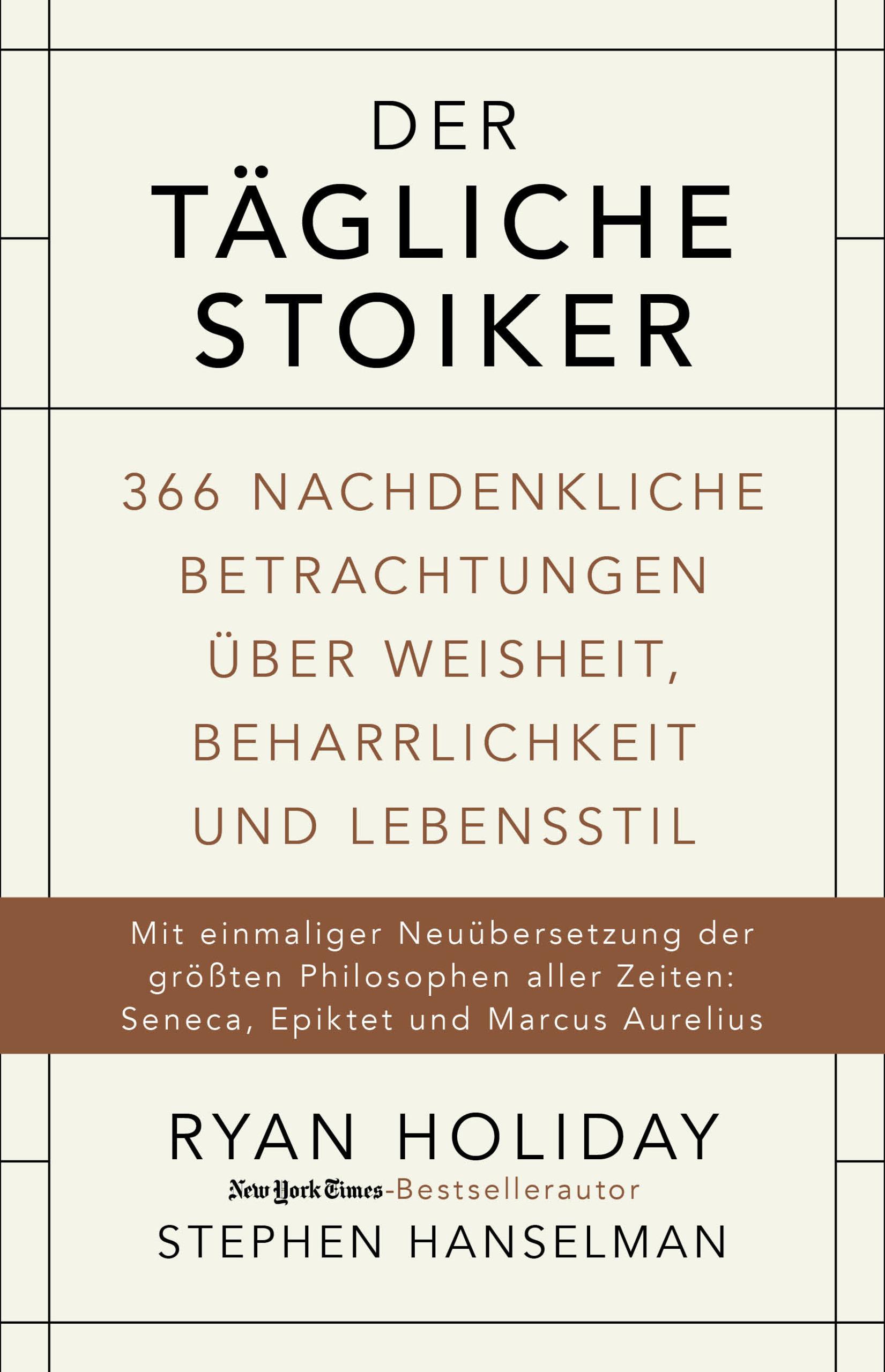 Vorderes Coverbild Der tägliche Stoiker