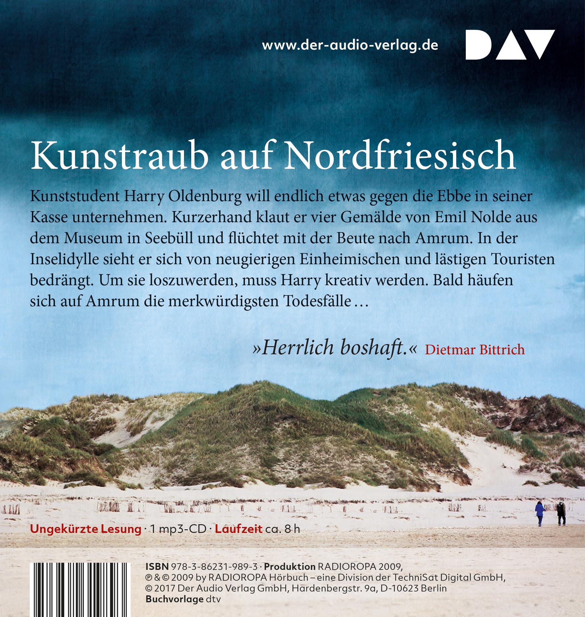 Rückseitencover Flucht übers Watt. Ein Nordsee-Krimi