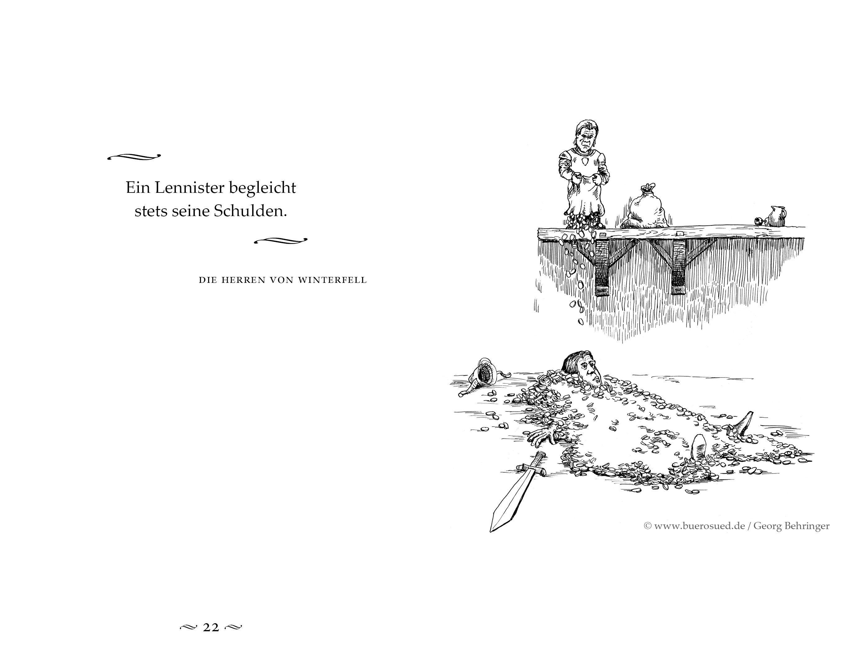 Beispielinhalt (Bild) Witz und Weisheiten des Tyrion Lennister